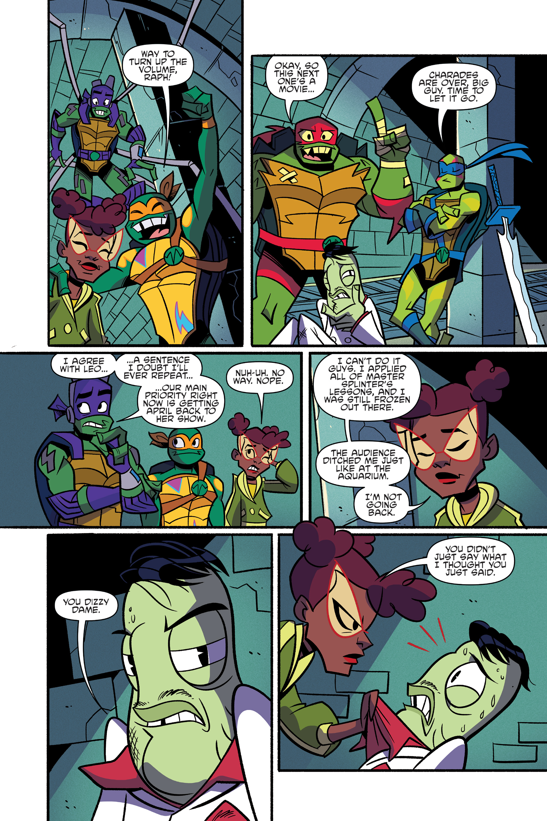 Read online Rise of the Teenage Mutant Ninja Turtles: Sound Off! comic -  Issue # _TPB - 66