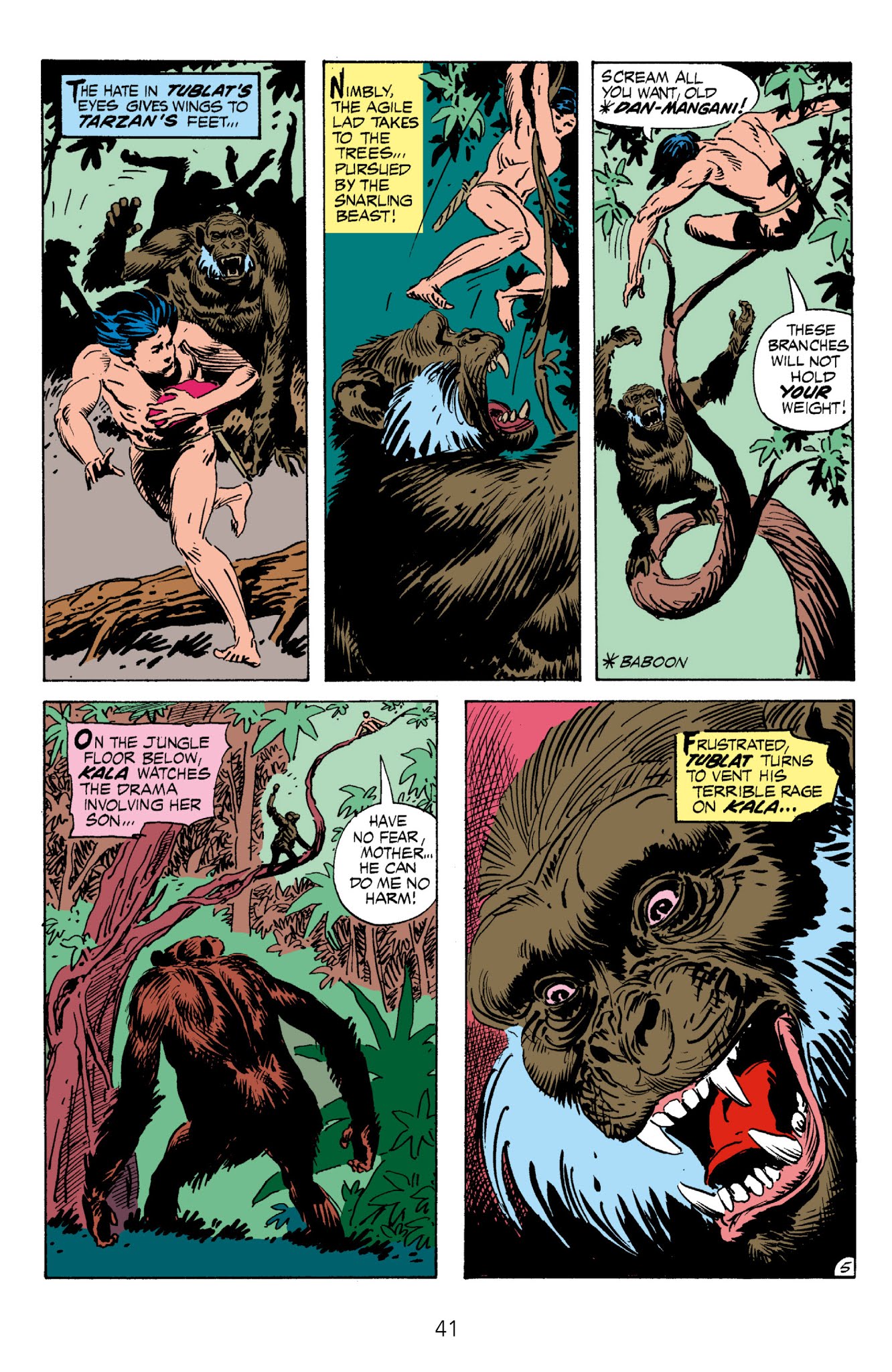 Read online Edgar Rice Burroughs' Tarzan The Joe Kubert Years comic -  Issue # TPB 1 (Part 1) - 42