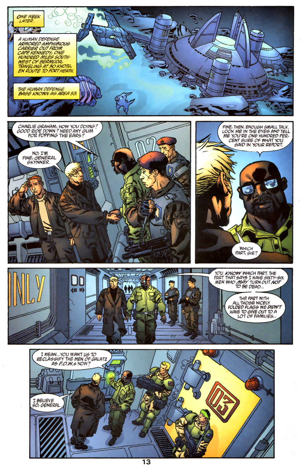 Read online Human Defense Corps comic -  Issue #4 - 14