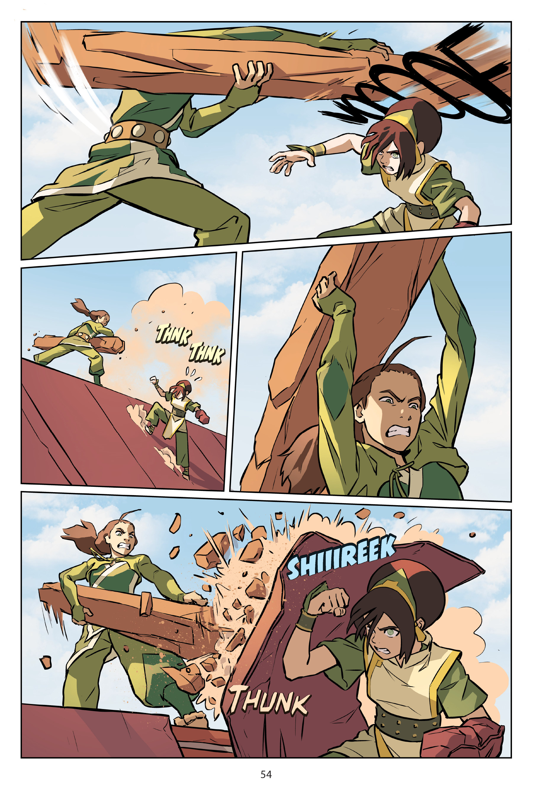 Read online Nickelodeon Avatar: The Last Airbender - Imbalance comic -  Issue # TPB 3 - 55