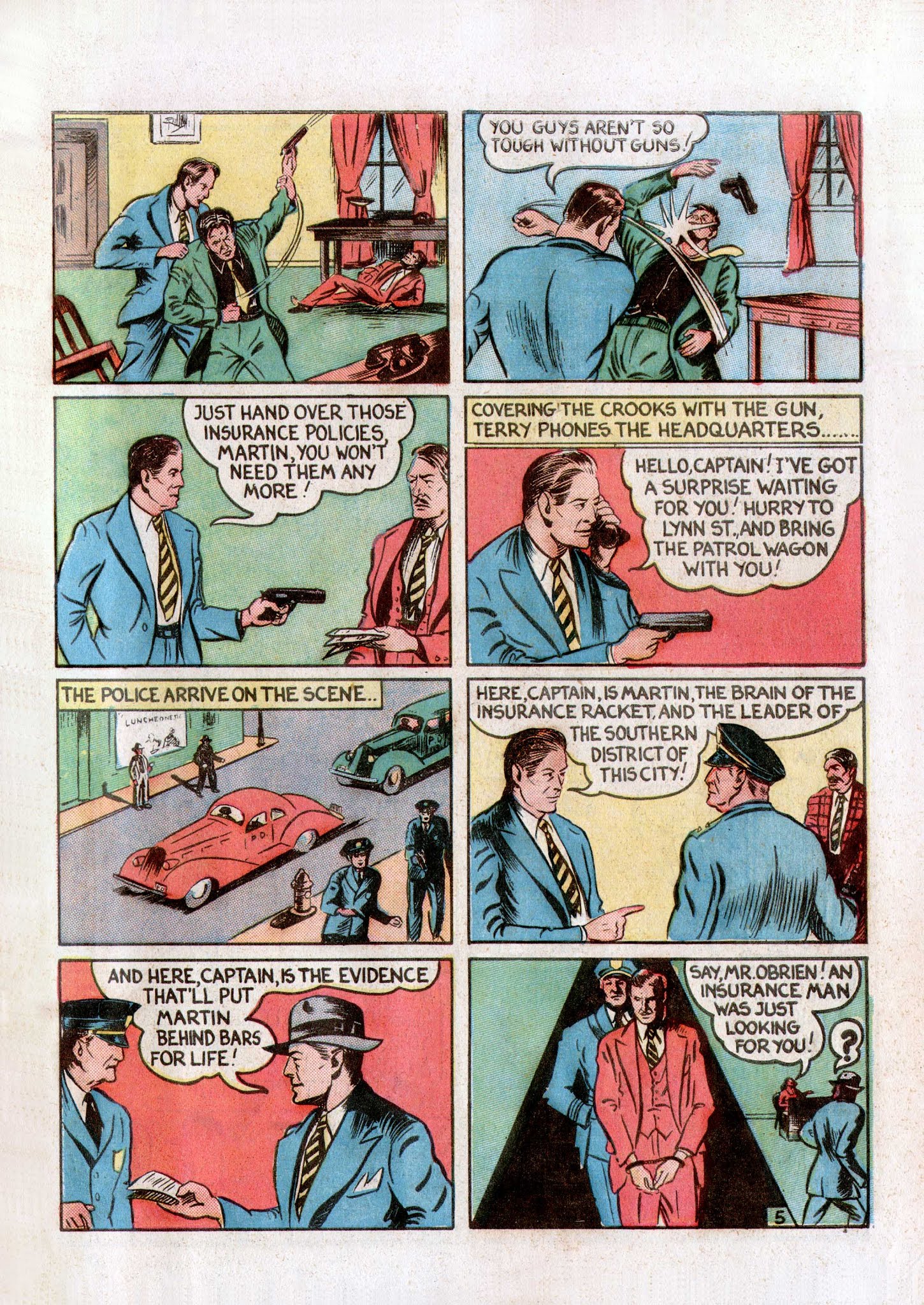 Read online Fight Comics comic -  Issue #1 - 55