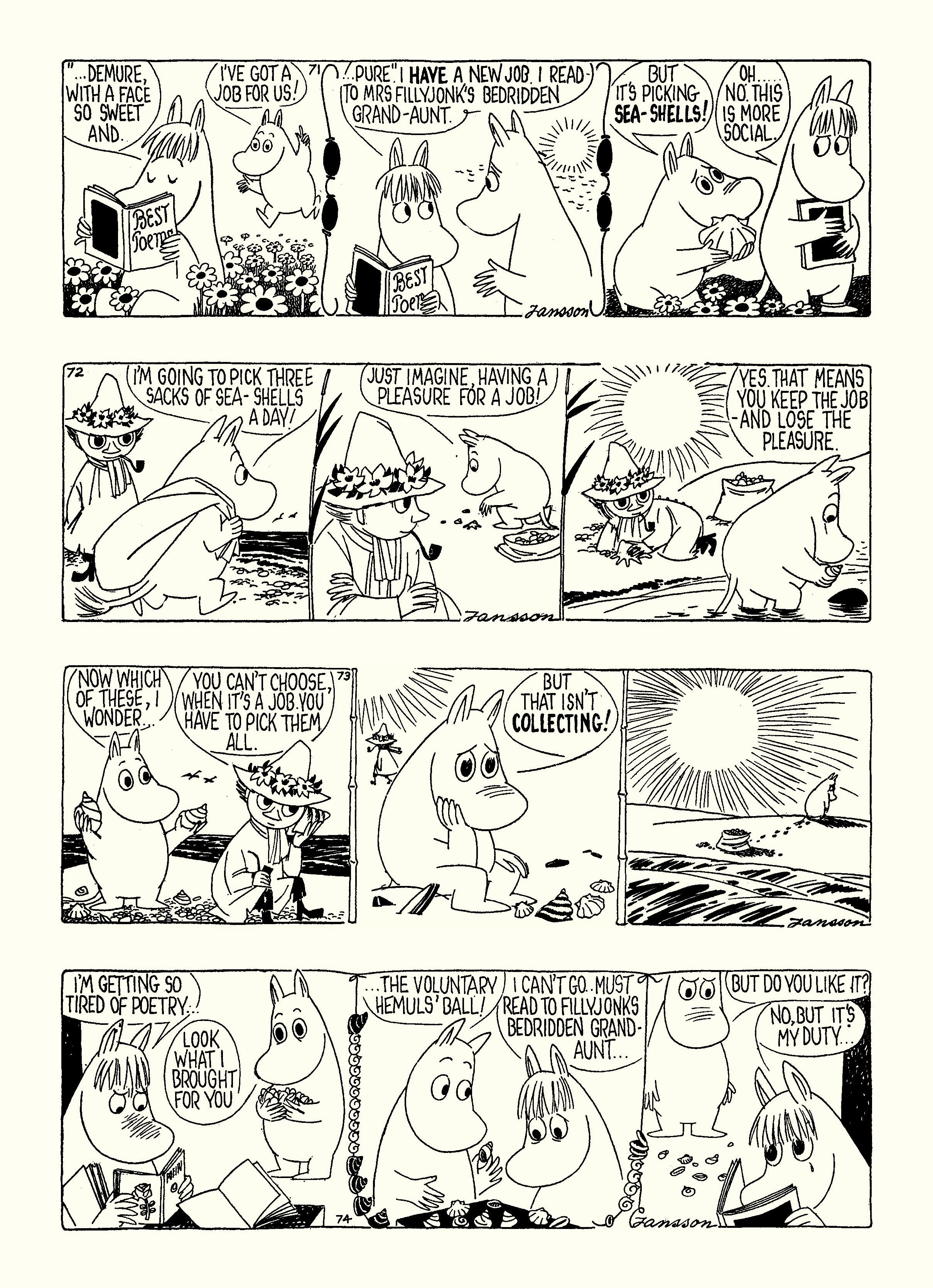 Read online Moomin: The Complete Tove Jansson Comic Strip comic -  Issue # TPB 4 - 55