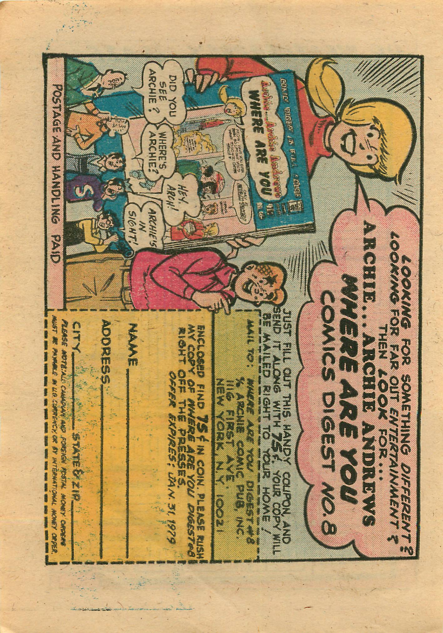 Read online Little Archie Comics Digest Magazine comic -  Issue #3 - 194