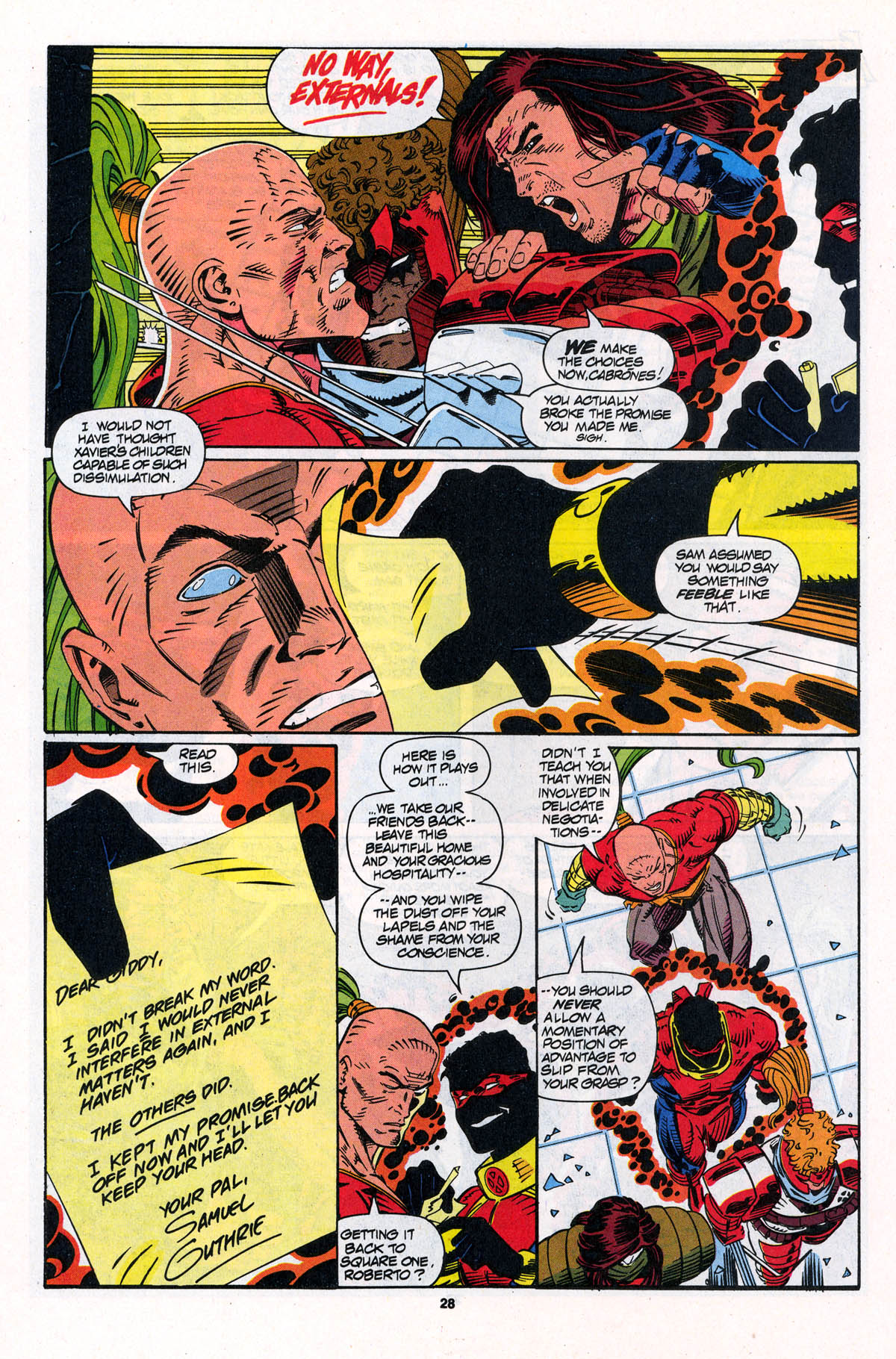 Read online X-Force (1991) comic -  Issue #23 - 28