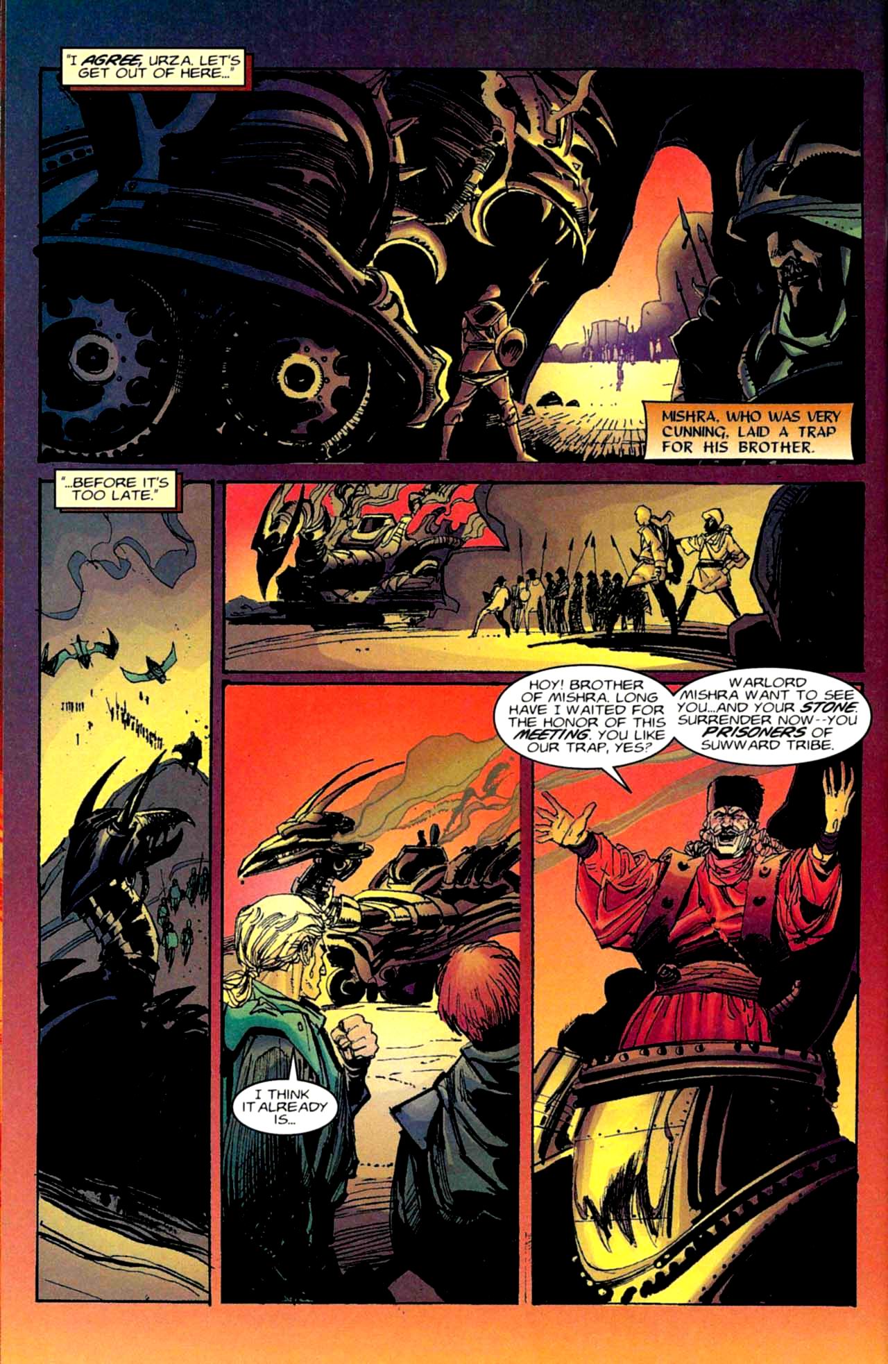 Read online Urza-Mishra War on the World of Magic: The Gathering comic -  Issue #1 - 12