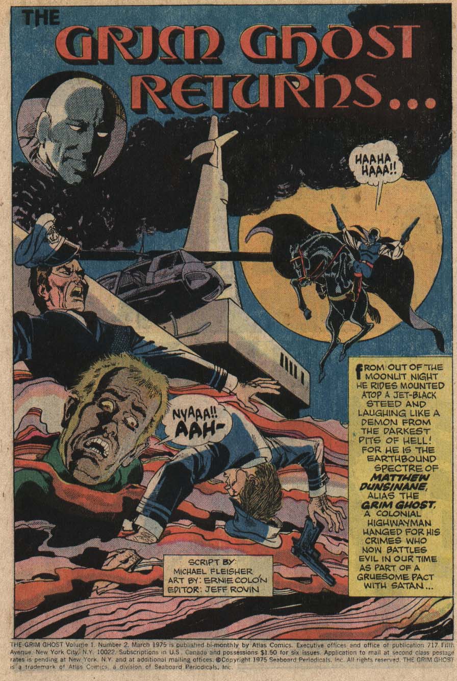 Read online The Grim Ghost (1975) comic -  Issue #2 - 2