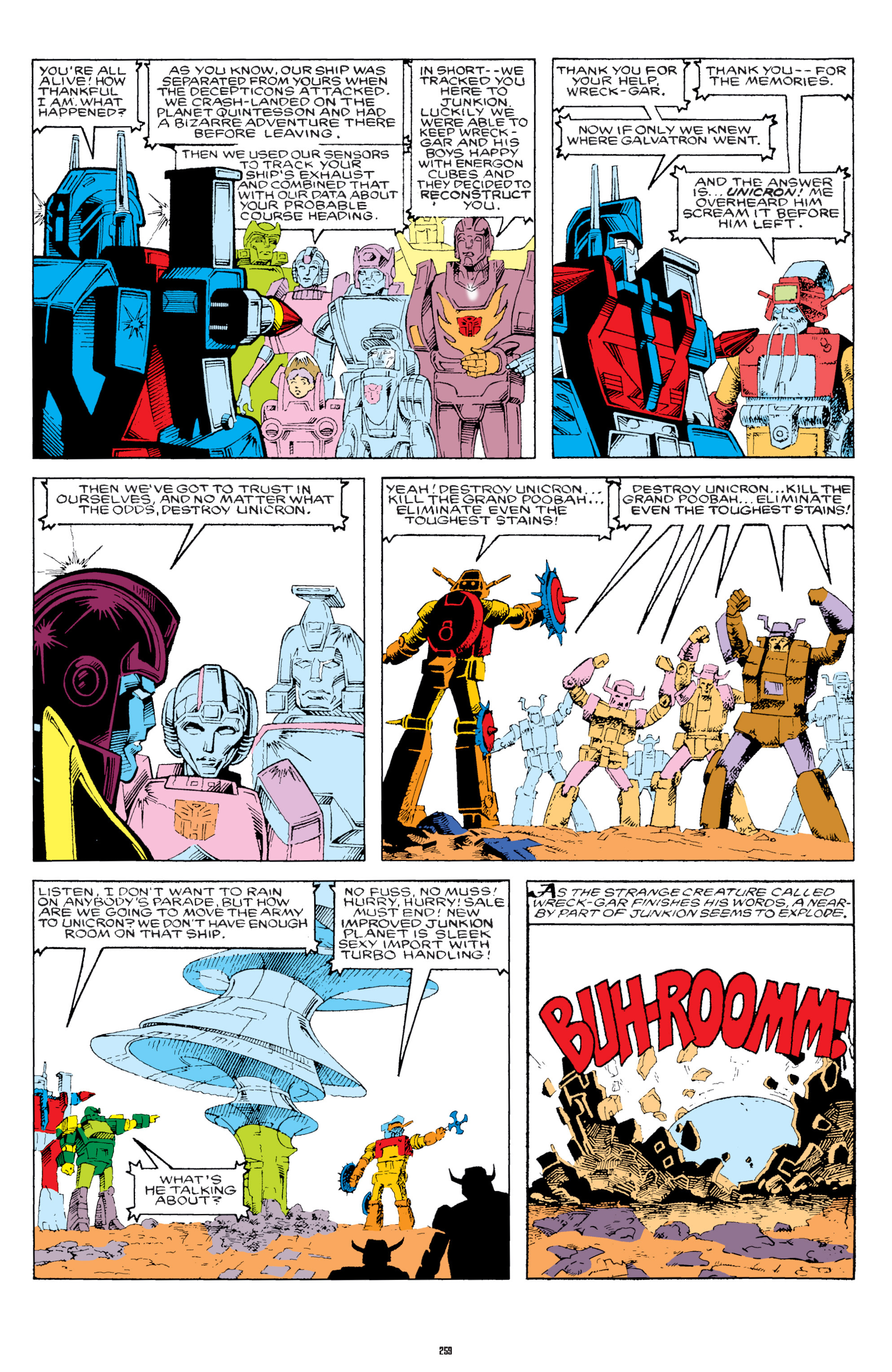 Read online The Transformers Classics comic -  Issue # TPB 7 - 258