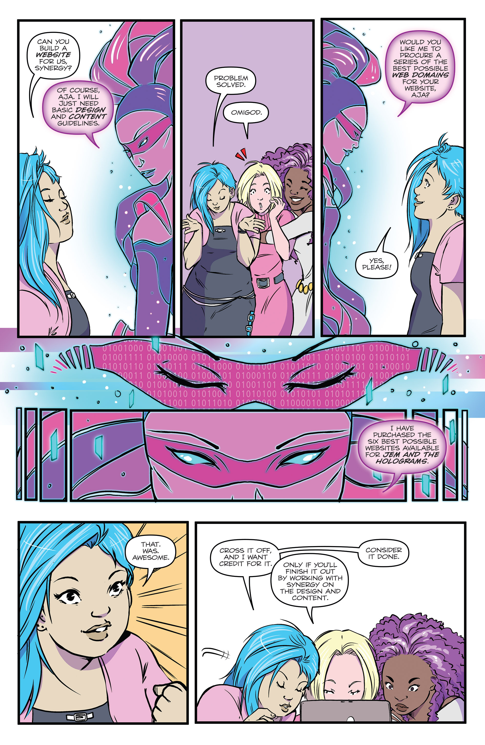 Read online Jem and The Holograms comic -  Issue #7 - 8