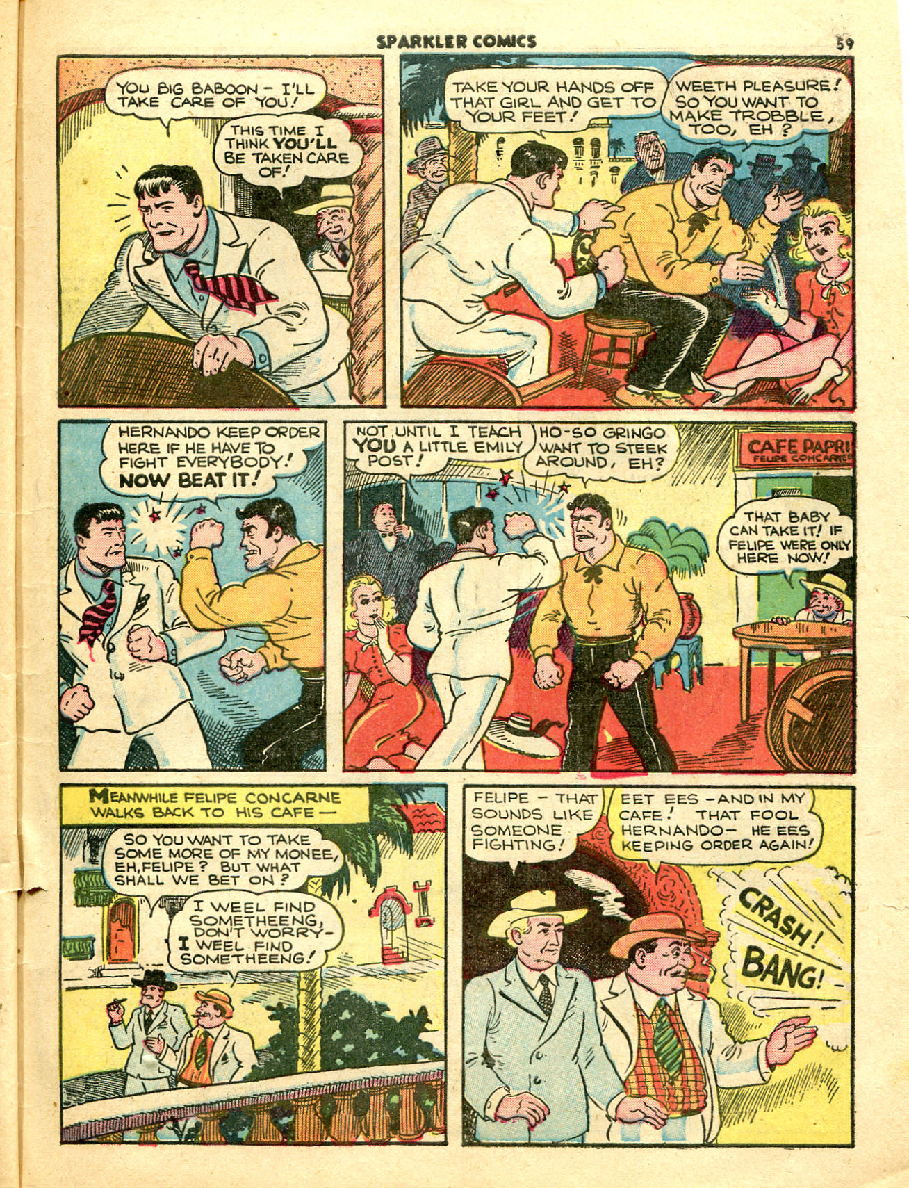 Read online Sparkler Comics comic -  Issue #7 - 53