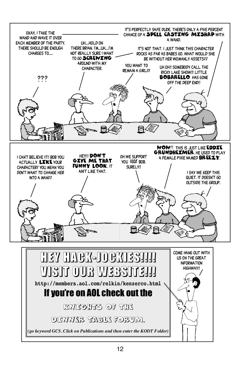 Read online Knights of the Dinner Table comic -  Issue #10 - 14
