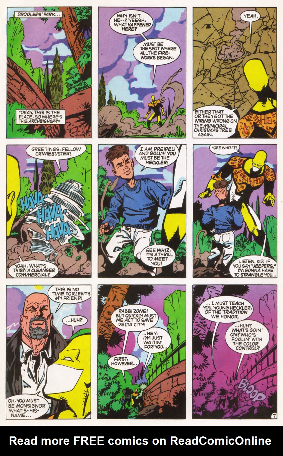 Read online Heckler comic -  Issue #6 - 8