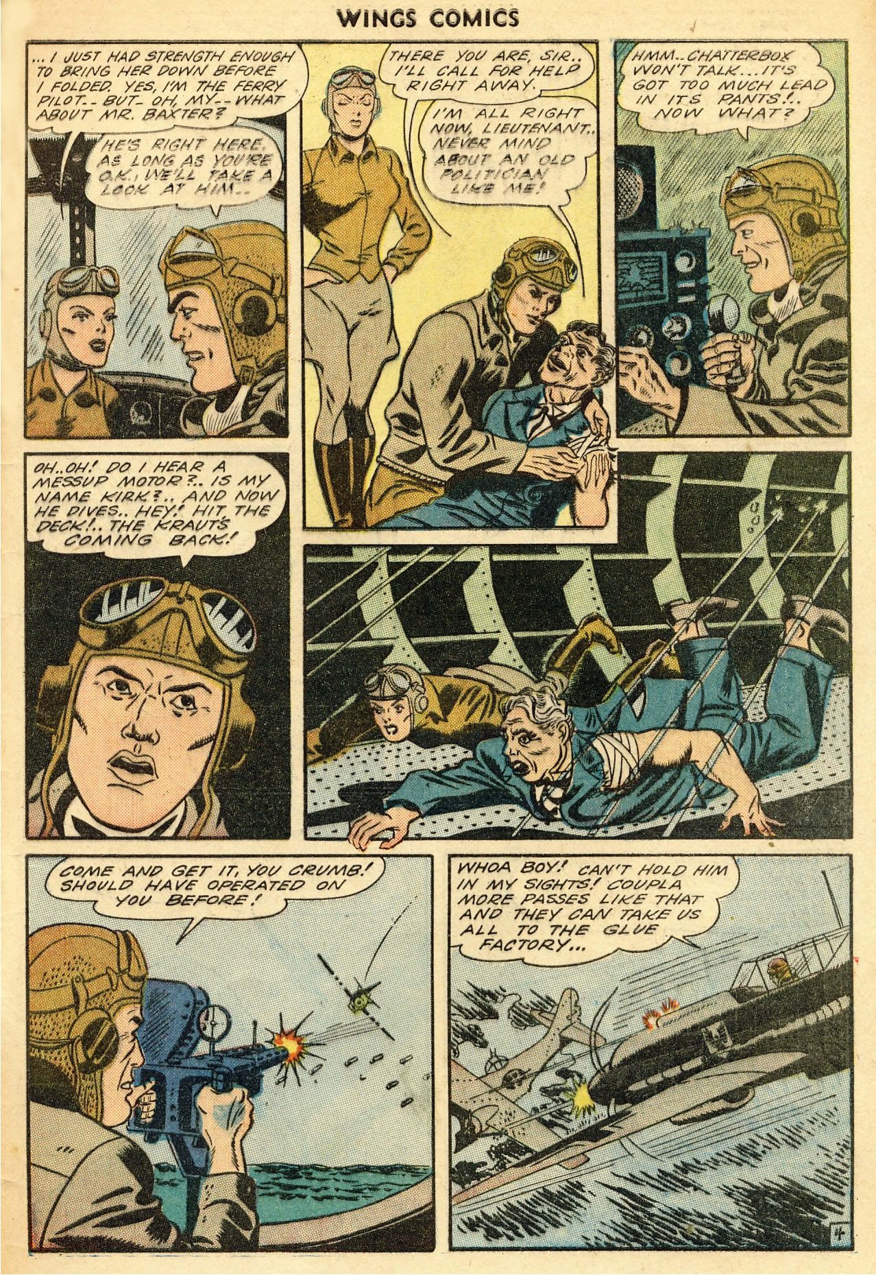 Read online Wings Comics comic -  Issue #46 - 47