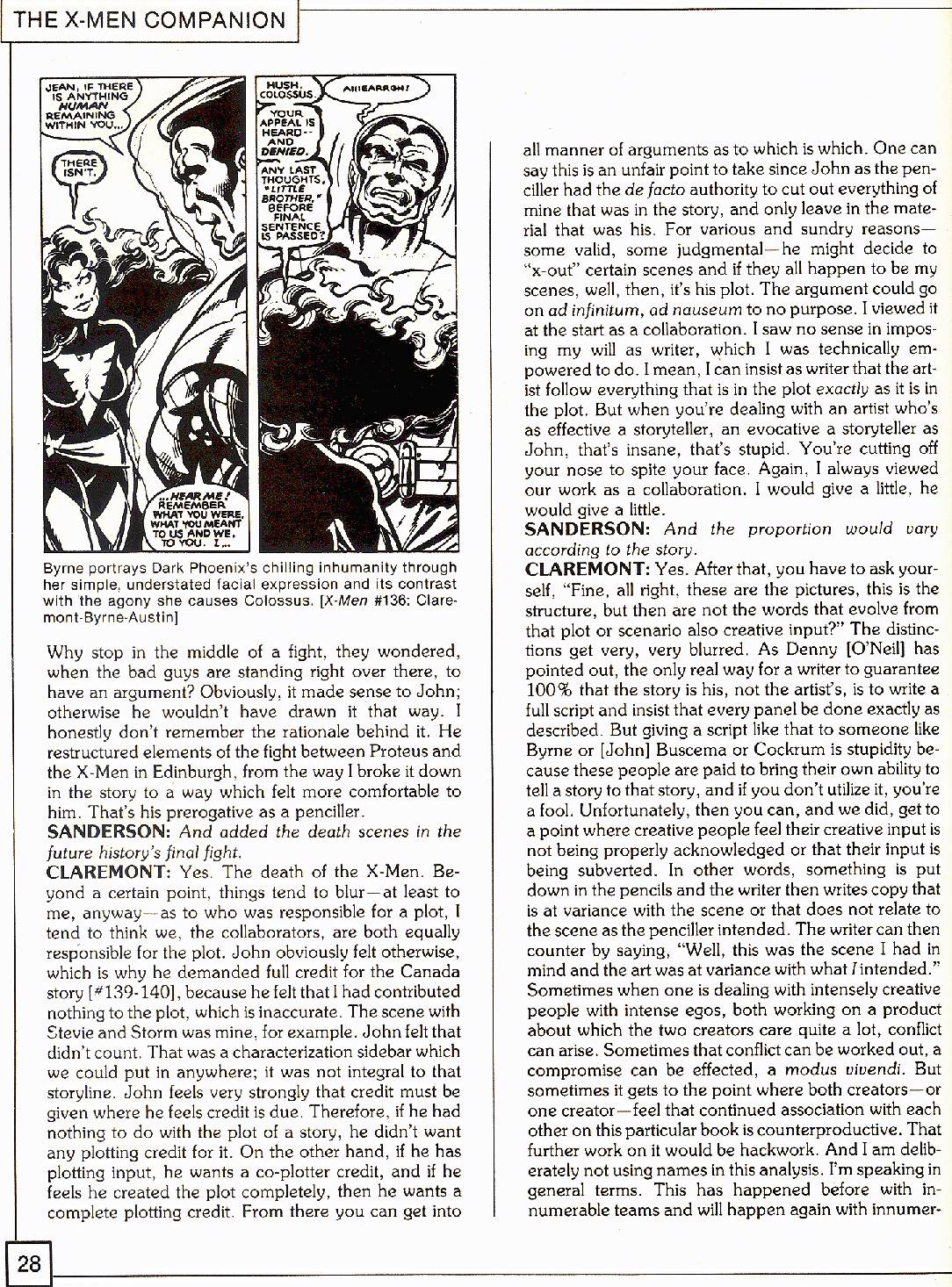 Read online The X-Men Companion comic -  Issue #2 - 28