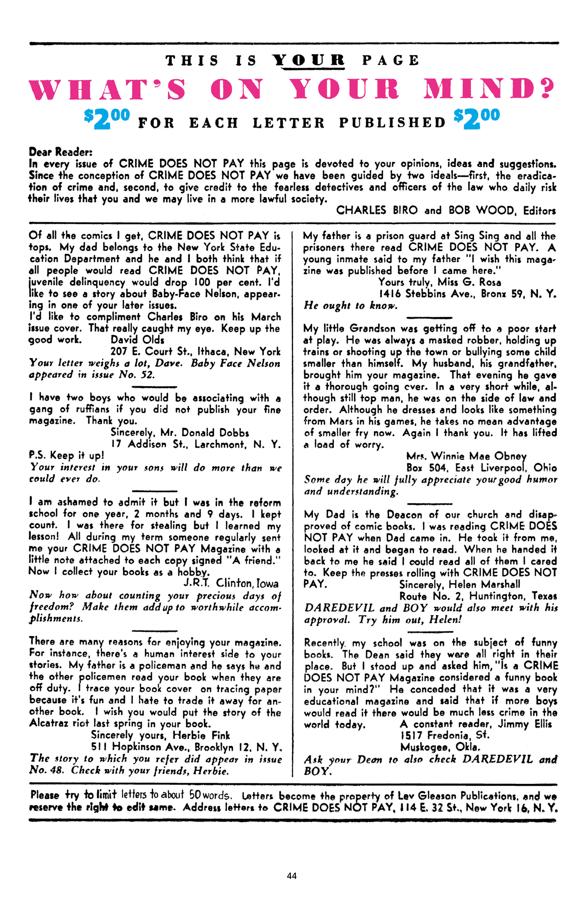 Read online Crime Does Not Pay Archives comic -  Issue # TPB 9 (Part 1) - 46