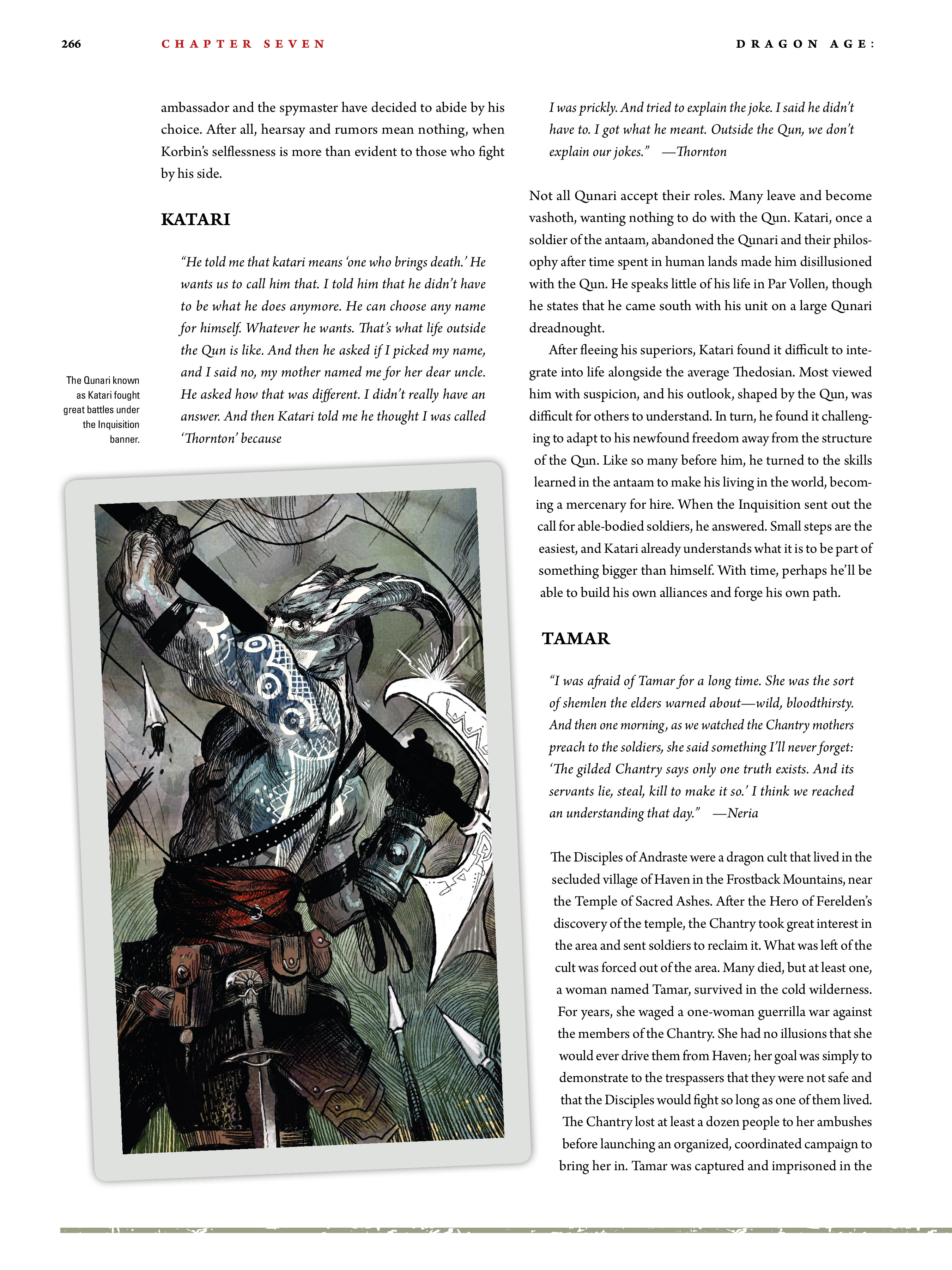 Read online Dragon Age: The World of Thedas comic -  Issue # TPB 2 - 259