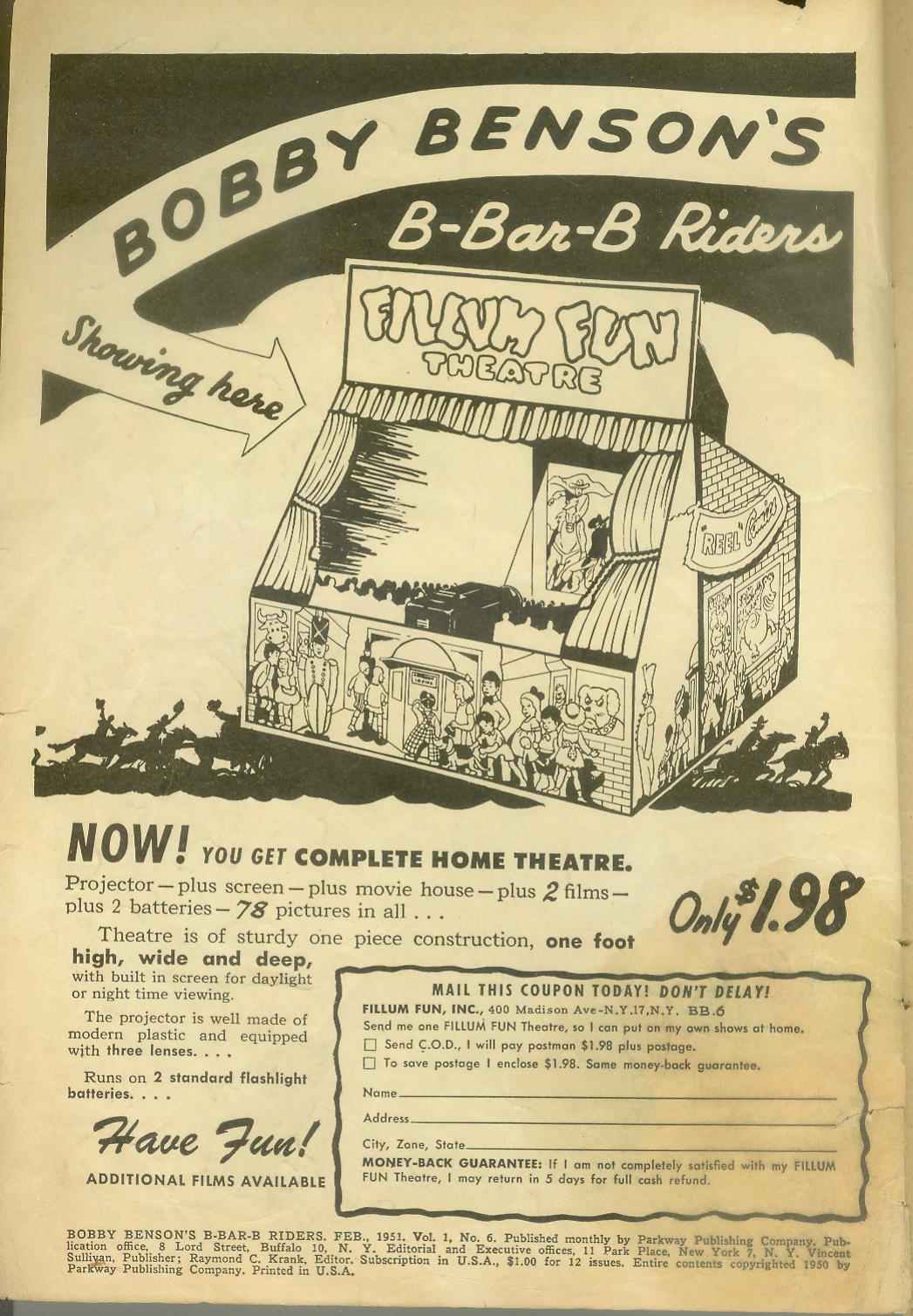 Read online Bobby Benson's B-Bar-B Riders comic -  Issue #6 - 2