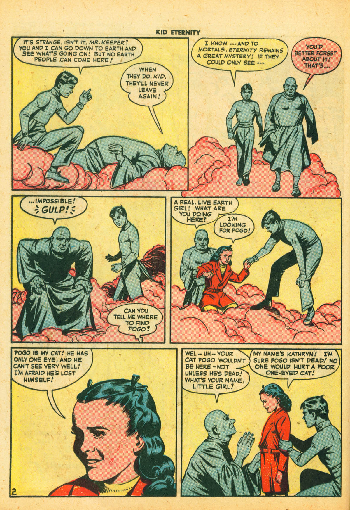 Read online Kid Eternity (1946) comic -  Issue #2 - 16