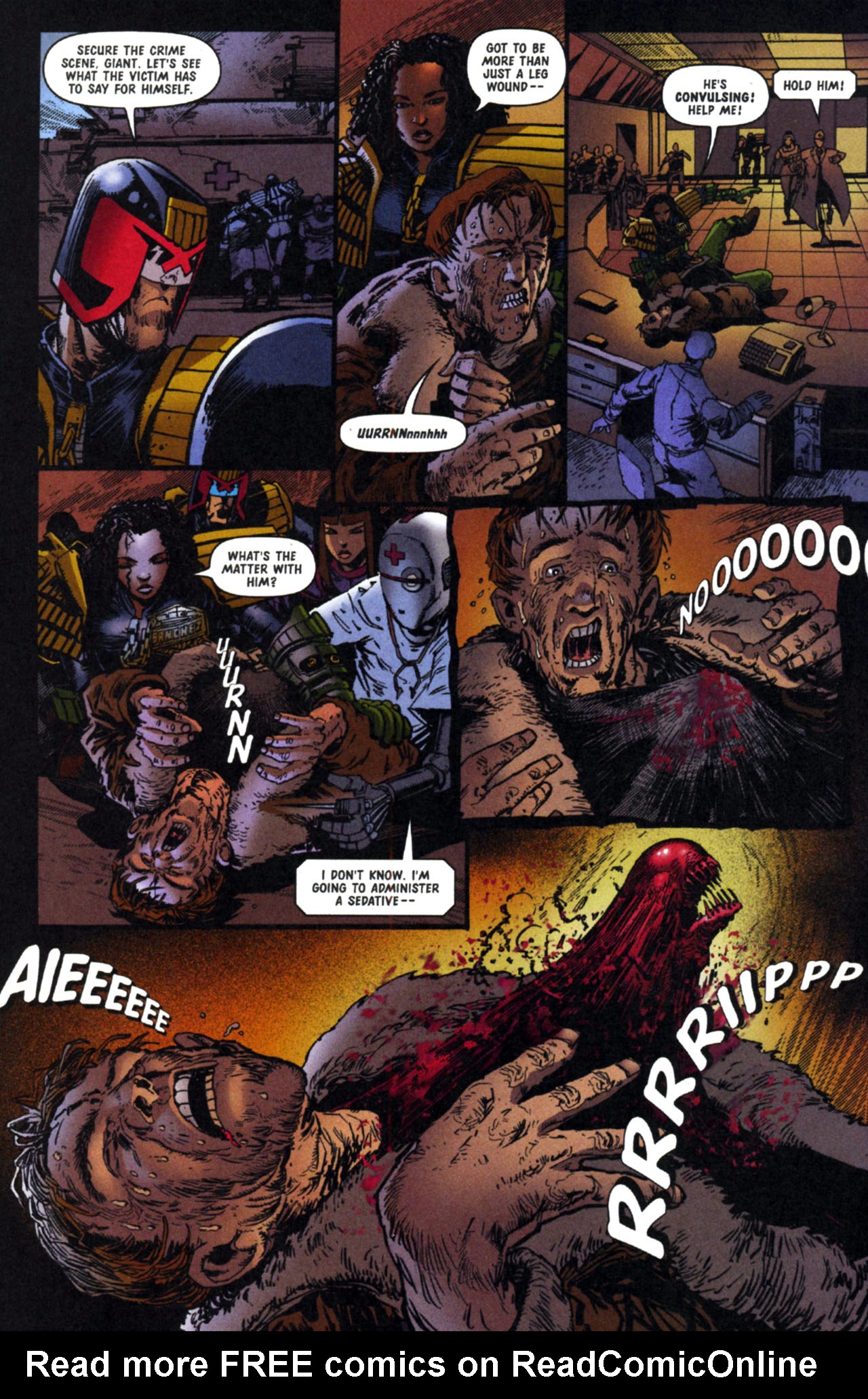Read online Judge Dredd Vs. Aliens:  Incubus comic -  Issue #1 - 8