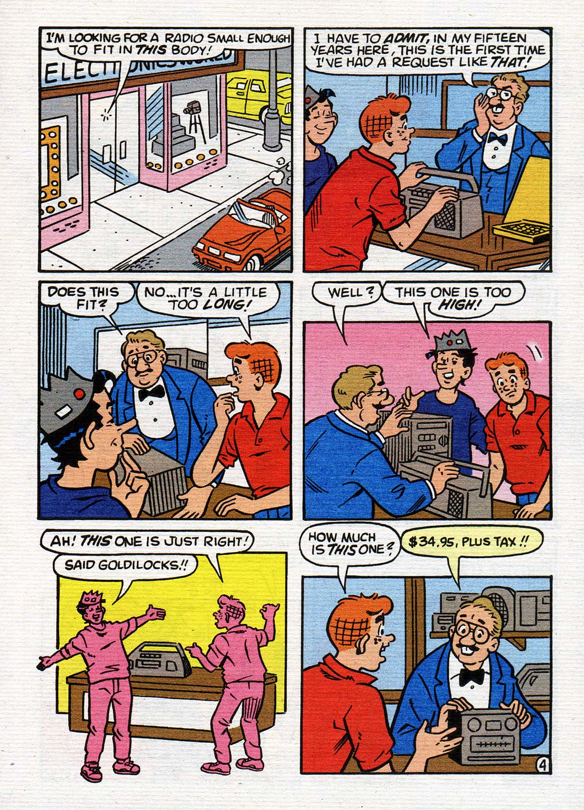 Read online Jughead's Double Digest Magazine comic -  Issue #104 - 116