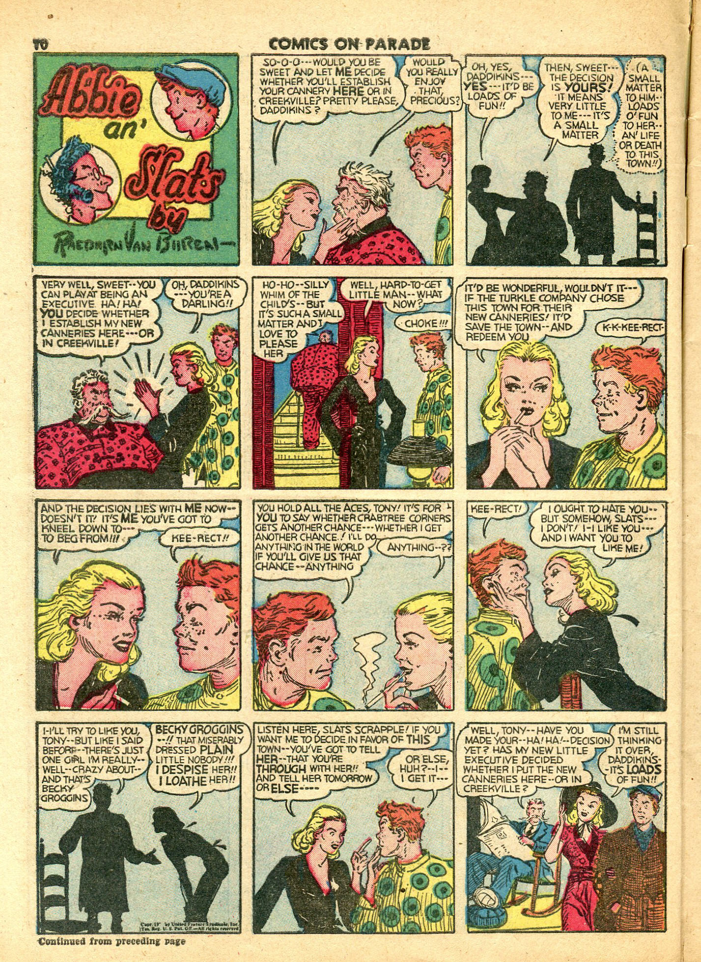 Read online Comics on Parade comic -  Issue #24 - 11