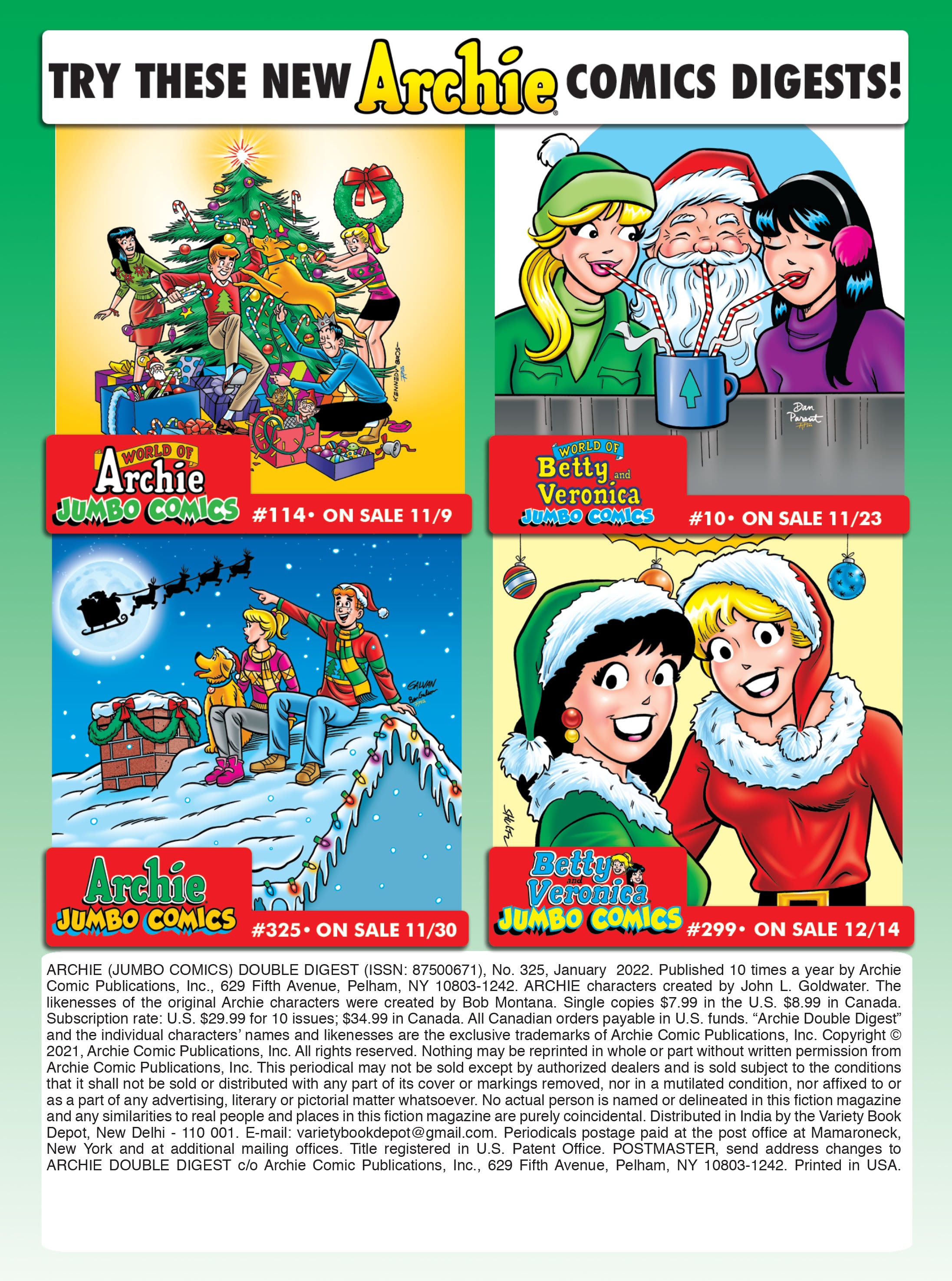Read online Archie's Double Digest Magazine comic -  Issue #325 - 182