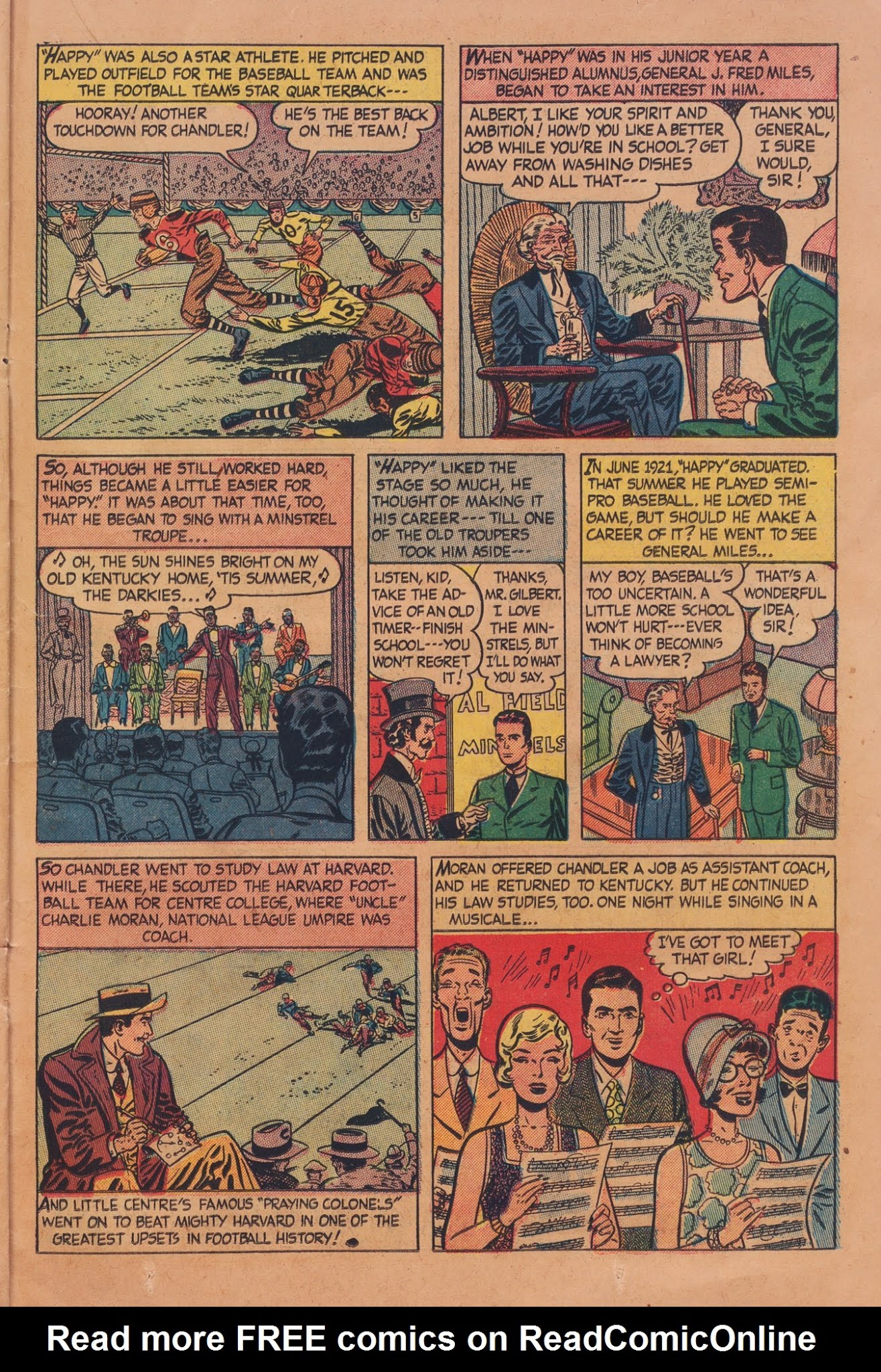 Read online Babe Ruth Sports Comics comic -  Issue #4 - 19