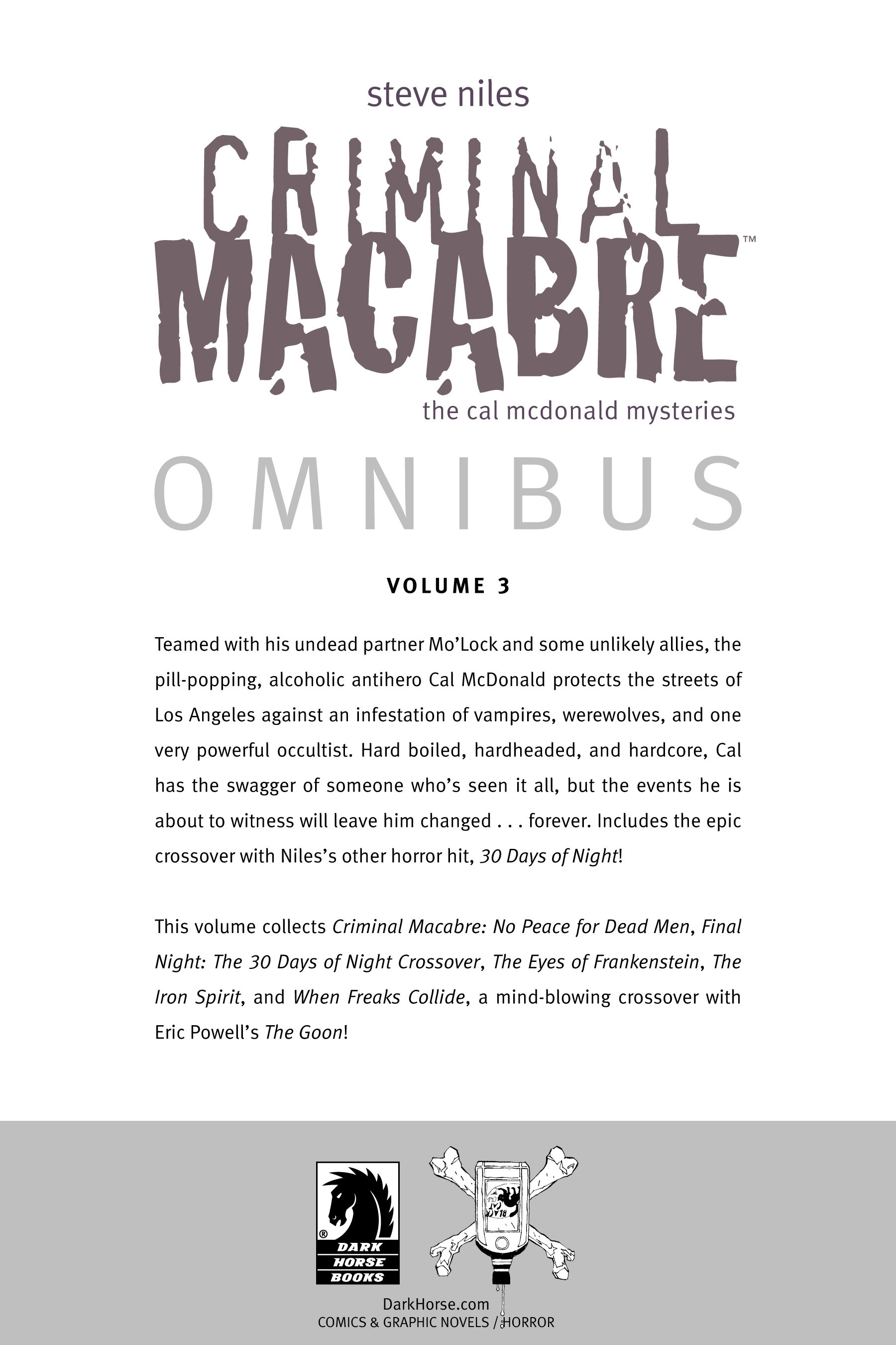 Read online Criminal Macabre Omnibus comic -  Issue # TPB 3 - 366