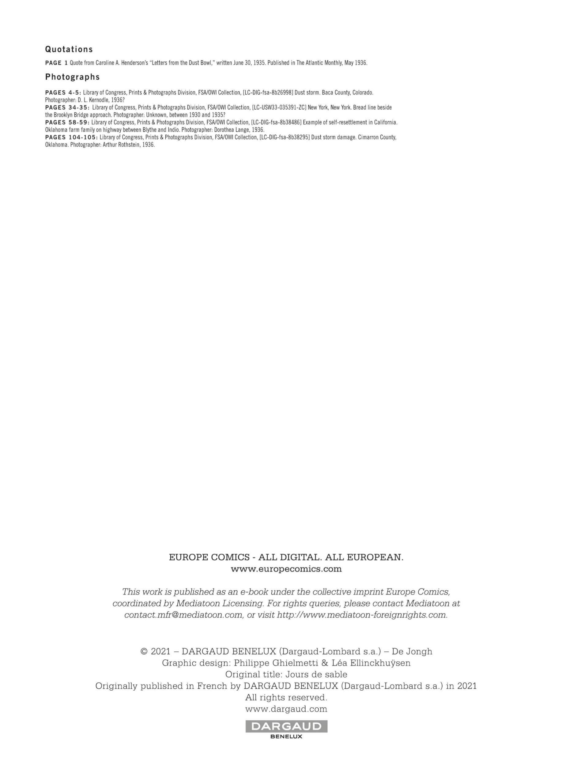 Read online Days of Sand comic -  Issue # TPB 1 - 138