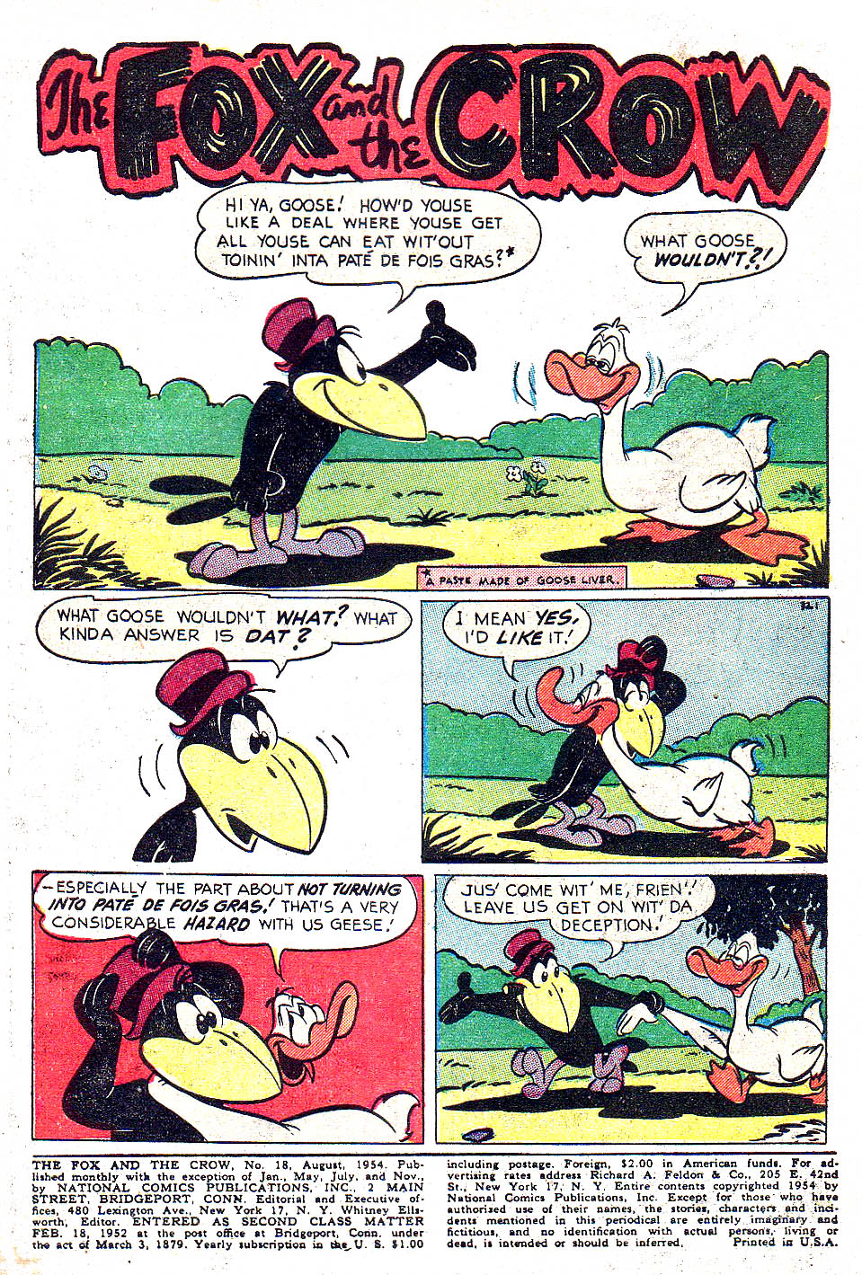 Read online The Fox and the Crow comic -  Issue #18 - 3