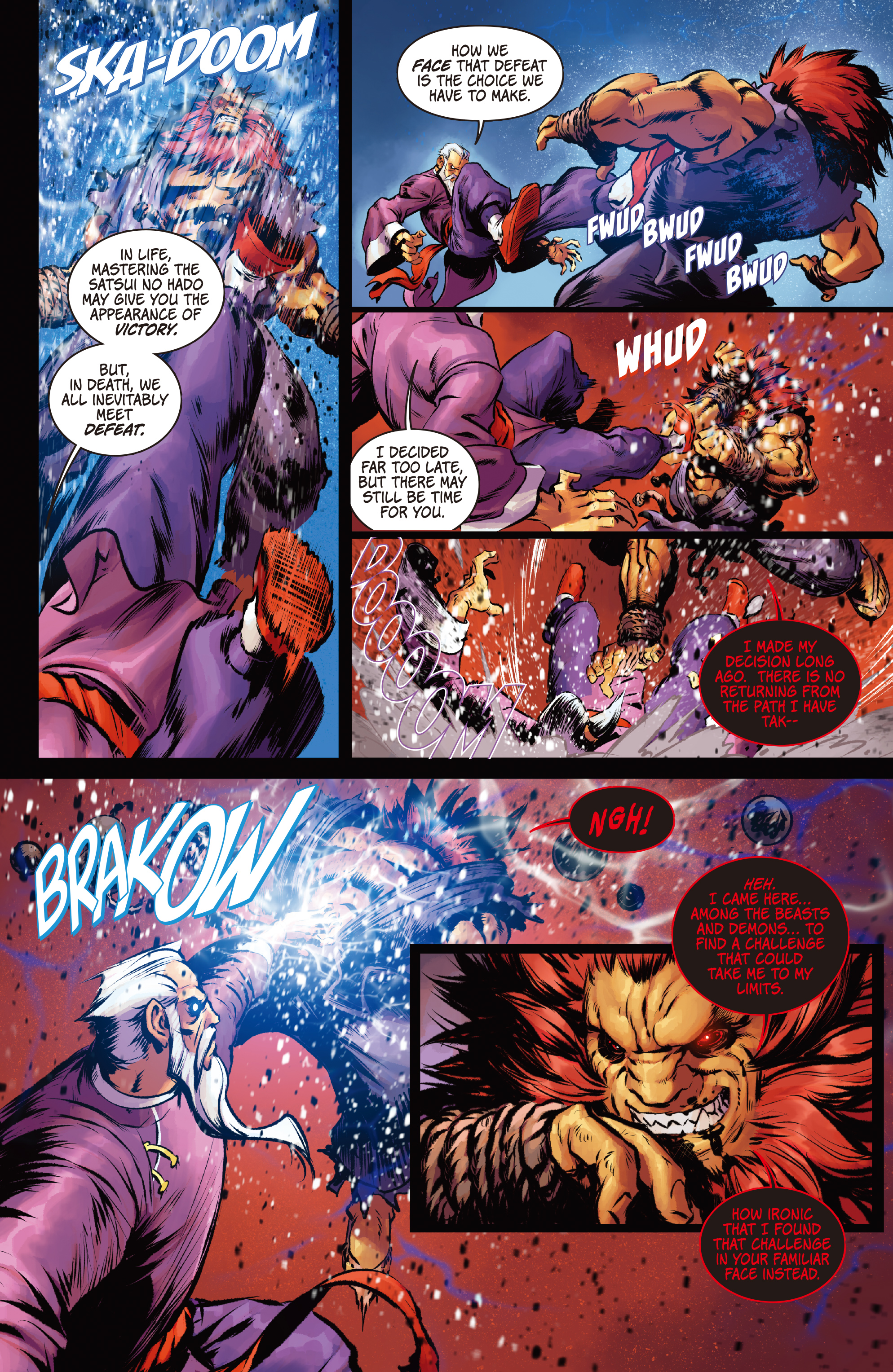 Read online Street Fighter One-shots comic -  Issue # Akuma VS Hell - 19