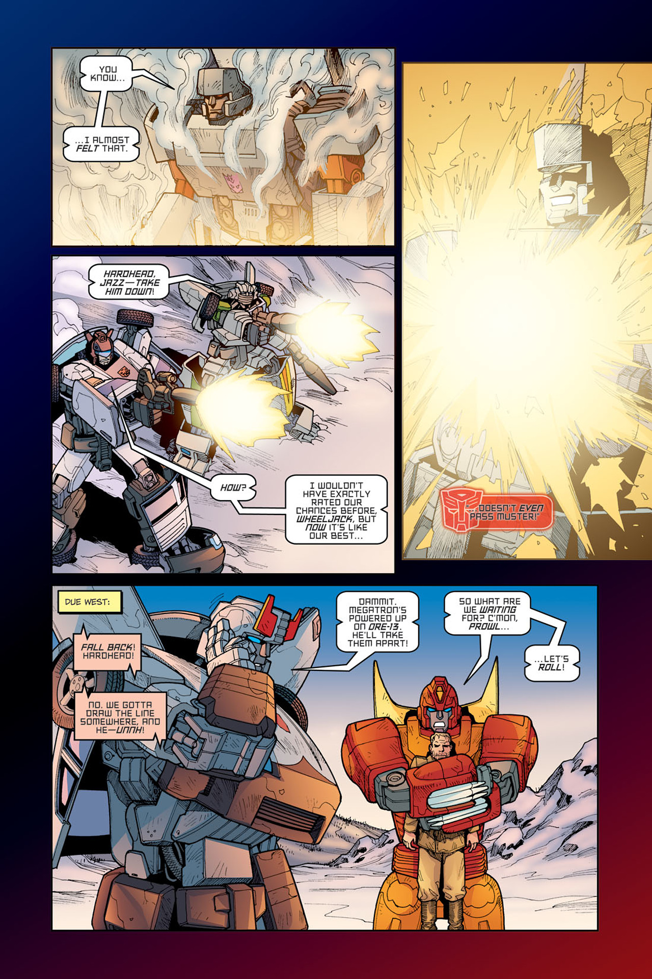 Read online The Transformers: Escalation comic -  Issue #6 - 8