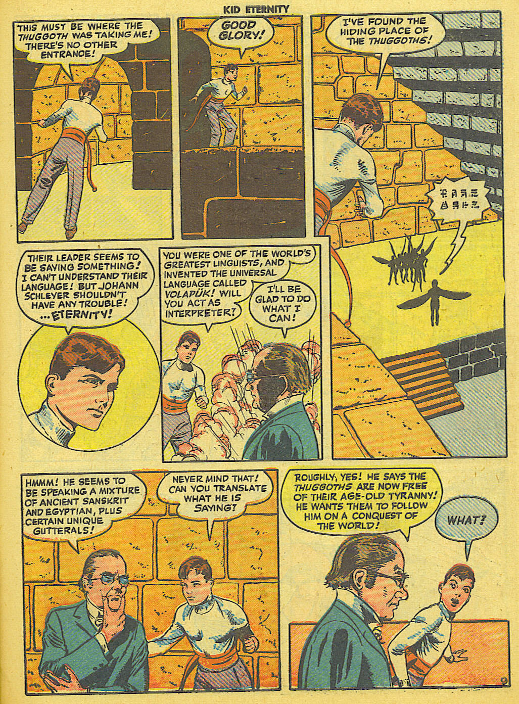 Read online Kid Eternity (1946) comic -  Issue #1 - 11