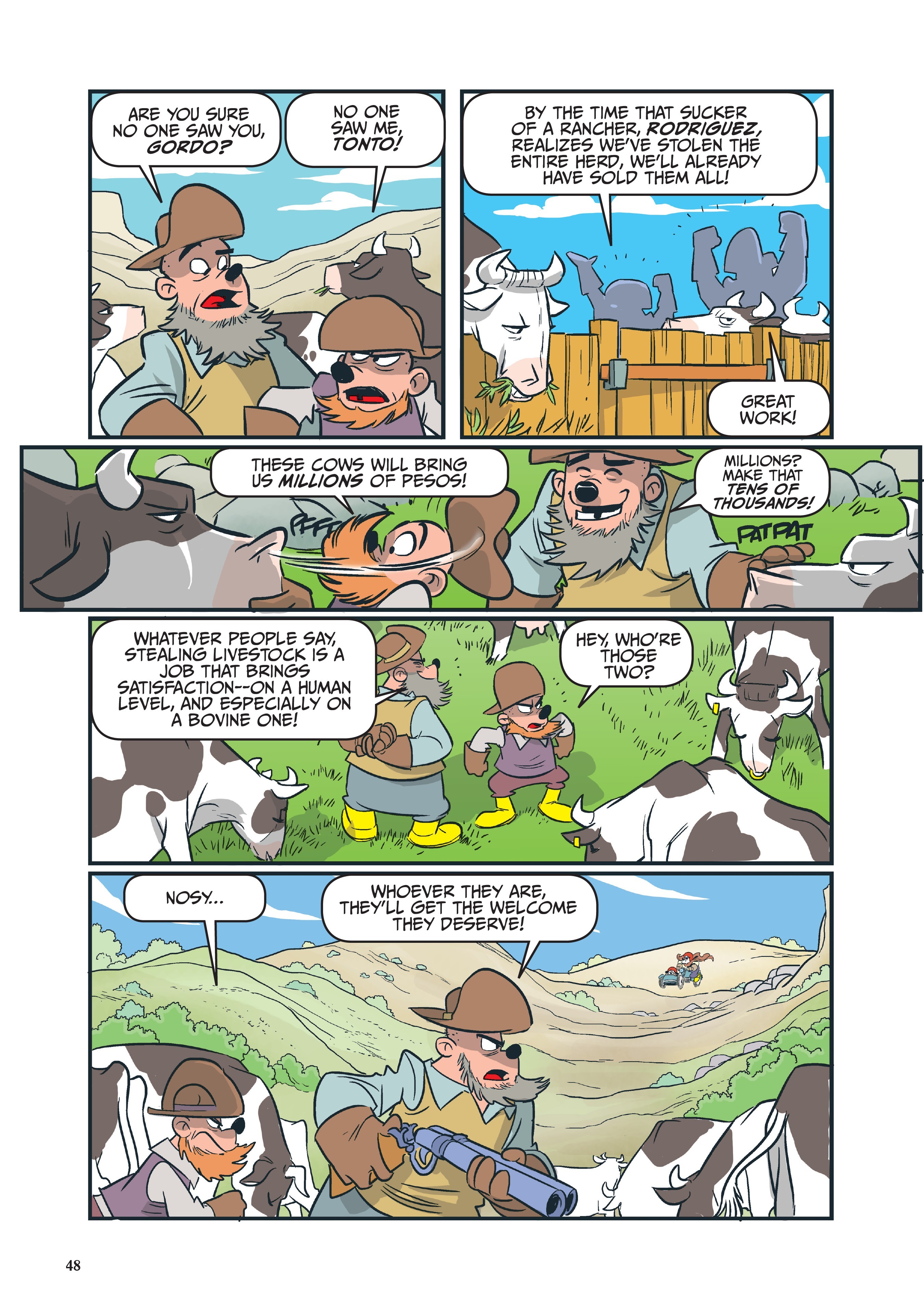 Read online Disney Don Quixote, Starring Goofy and Mickey Mouse comic -  Issue # TPB - 49