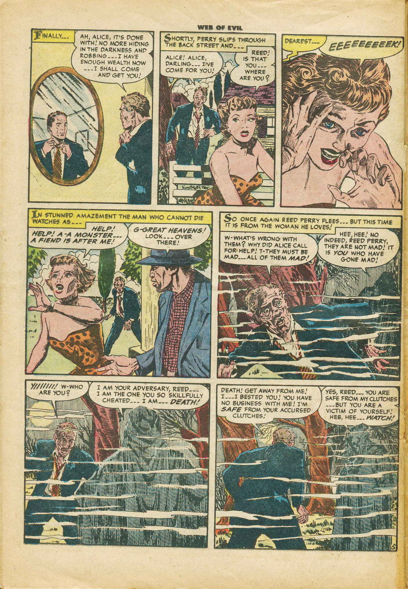 Read online Web of Evil comic -  Issue #17 - 16