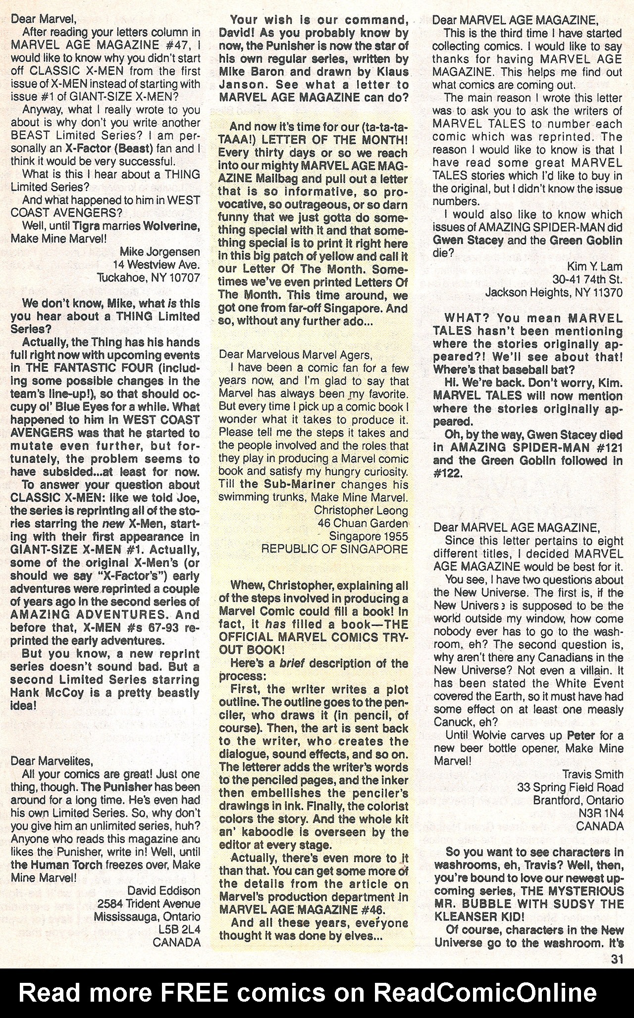 Read online Marvel Age comic -  Issue #52 - 32