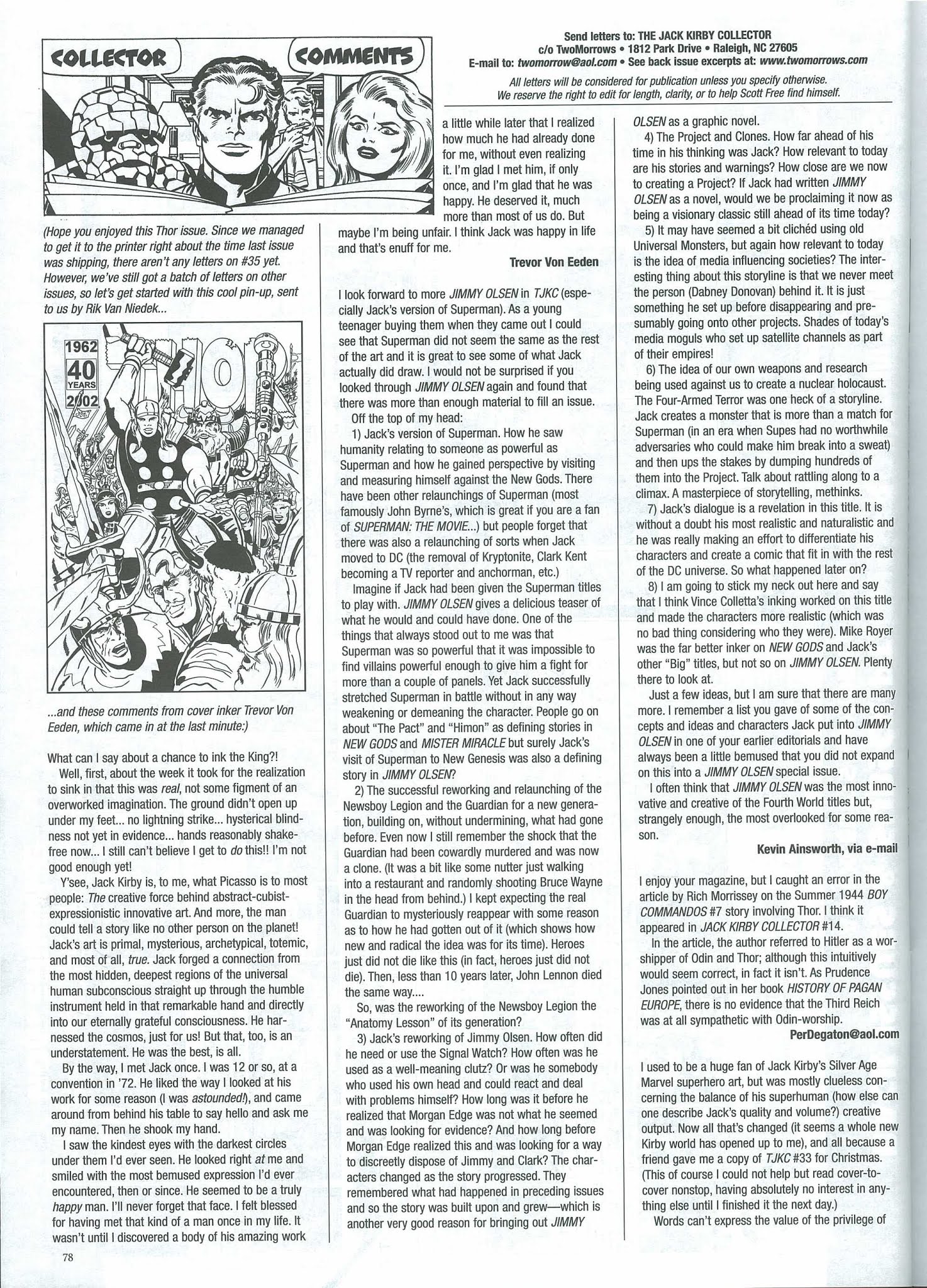 Read online The Jack Kirby Collector comic -  Issue #36 - 80
