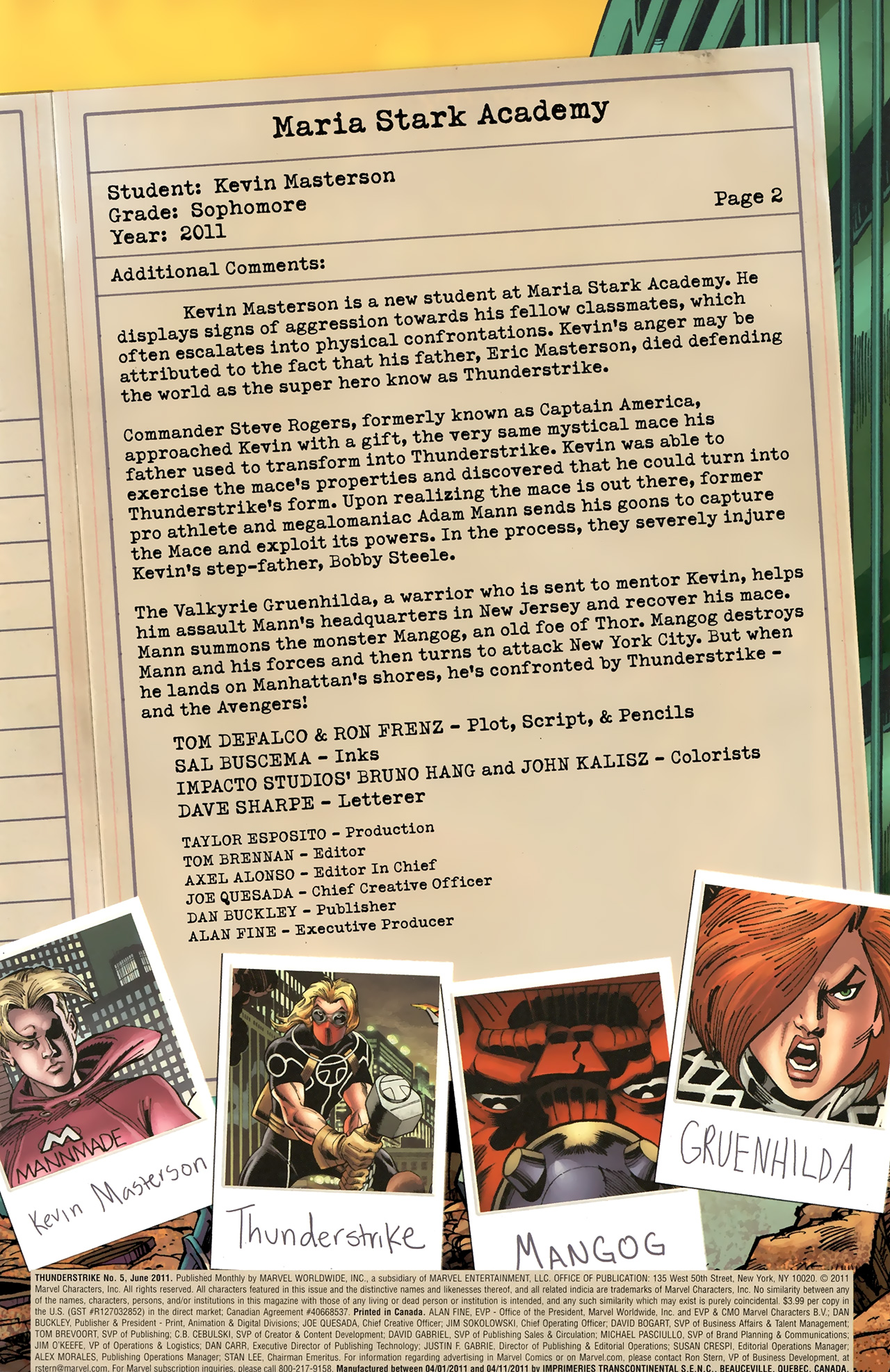 Read online Thunderstrike (2011) comic -  Issue #5 - 2