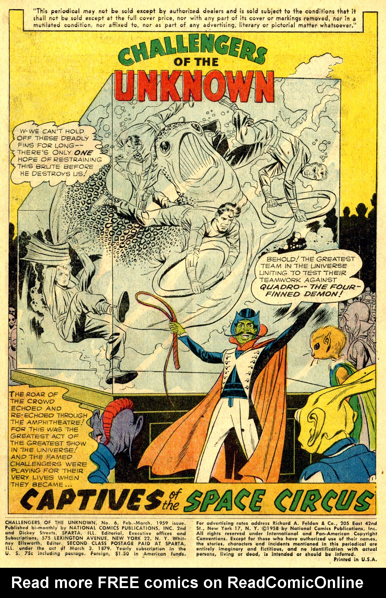 Challengers of the Unknown (1958) Issue #6 #6 - English 3