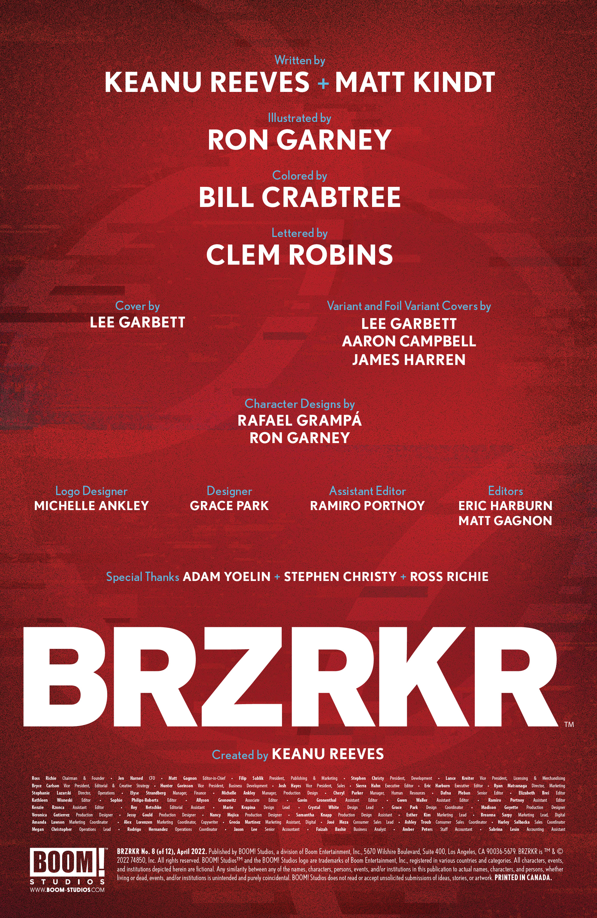 Read online BRZRKR comic -  Issue #8 - 2