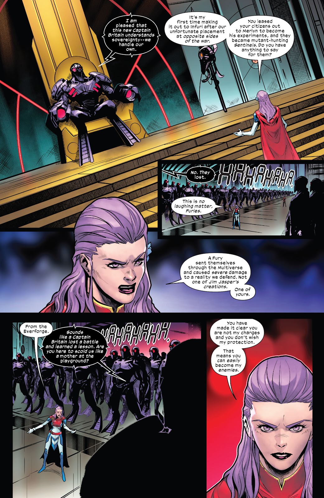Betsy Braddock: Captain Britain issue 1 - Page 20