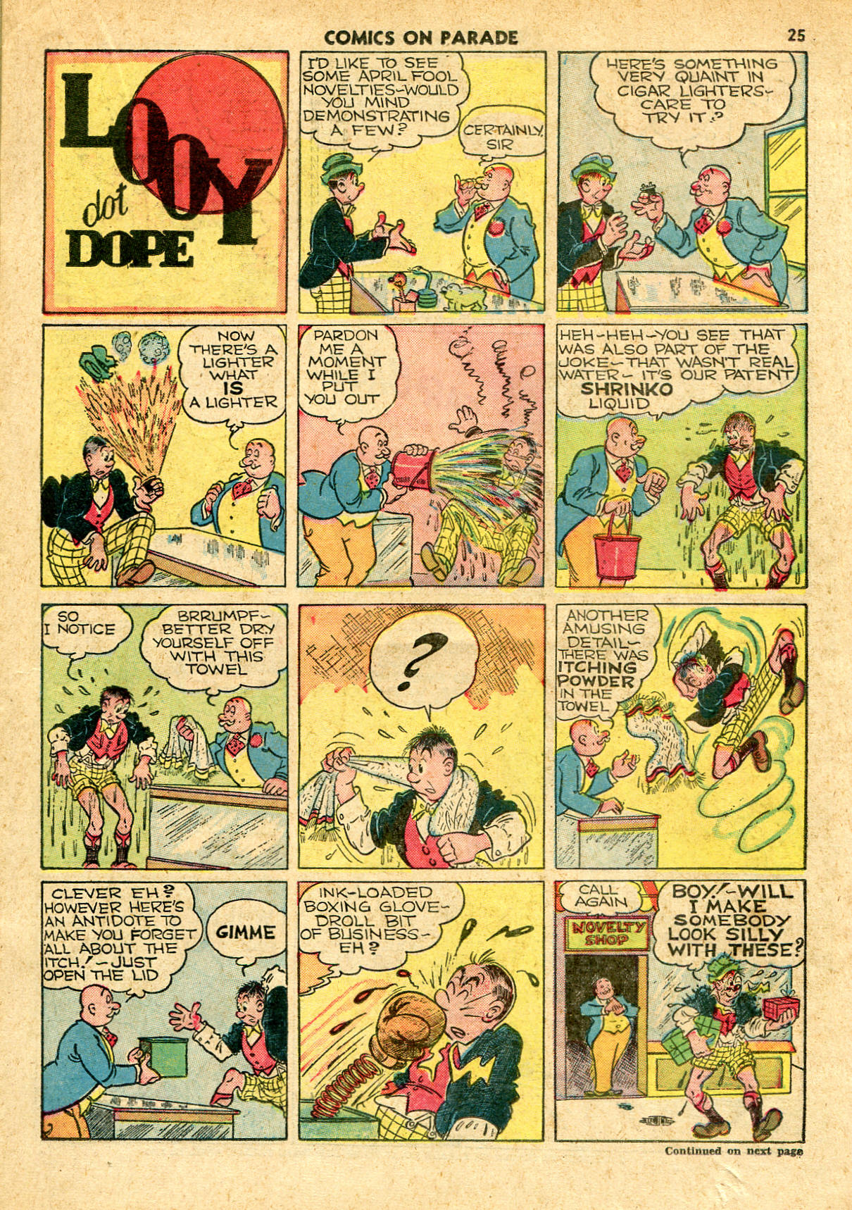 Read online Comics on Parade comic -  Issue #25 - 27
