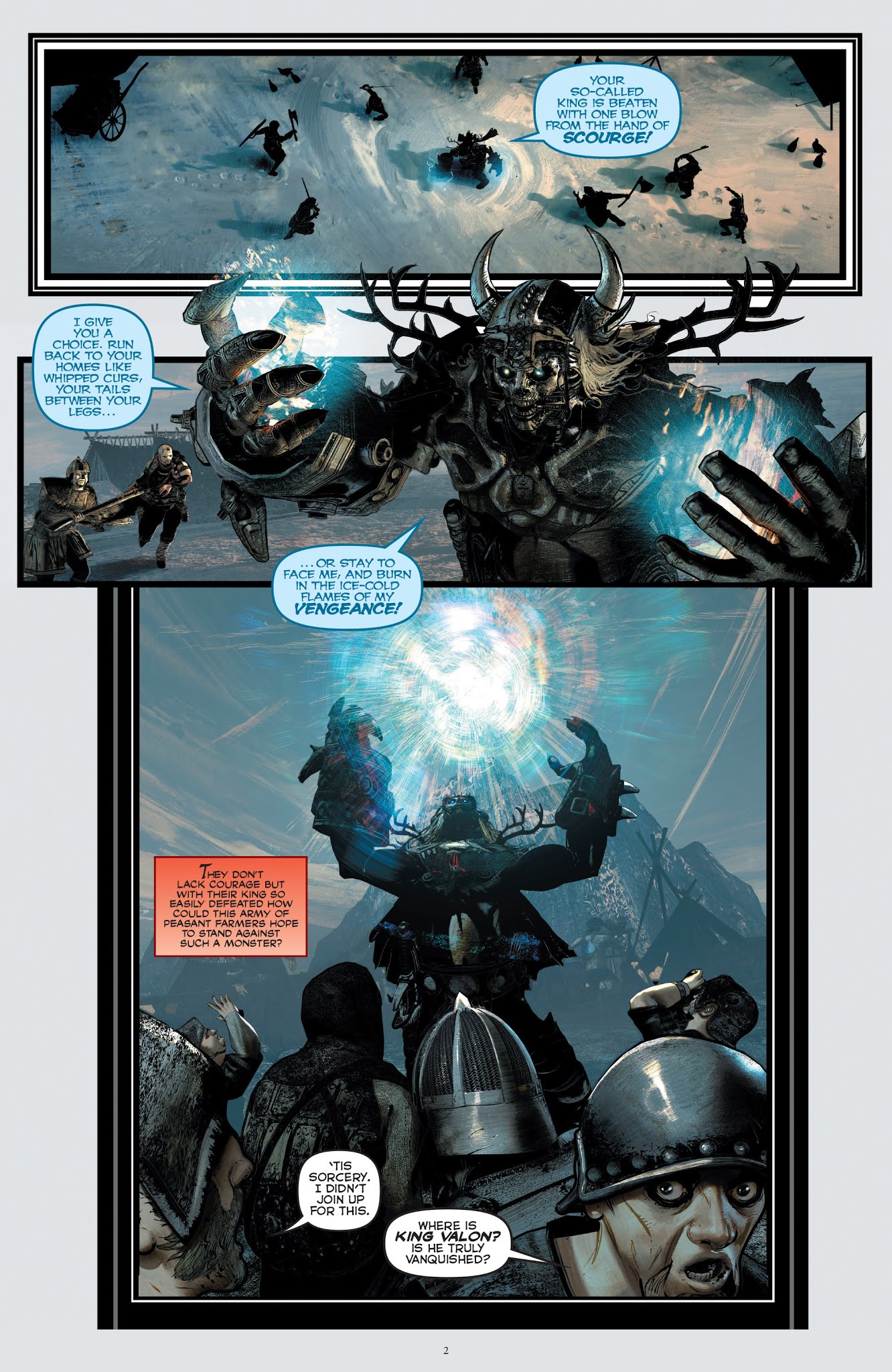 Read online Medieval Spawn and Witchblade comic -  Issue #3 - 4