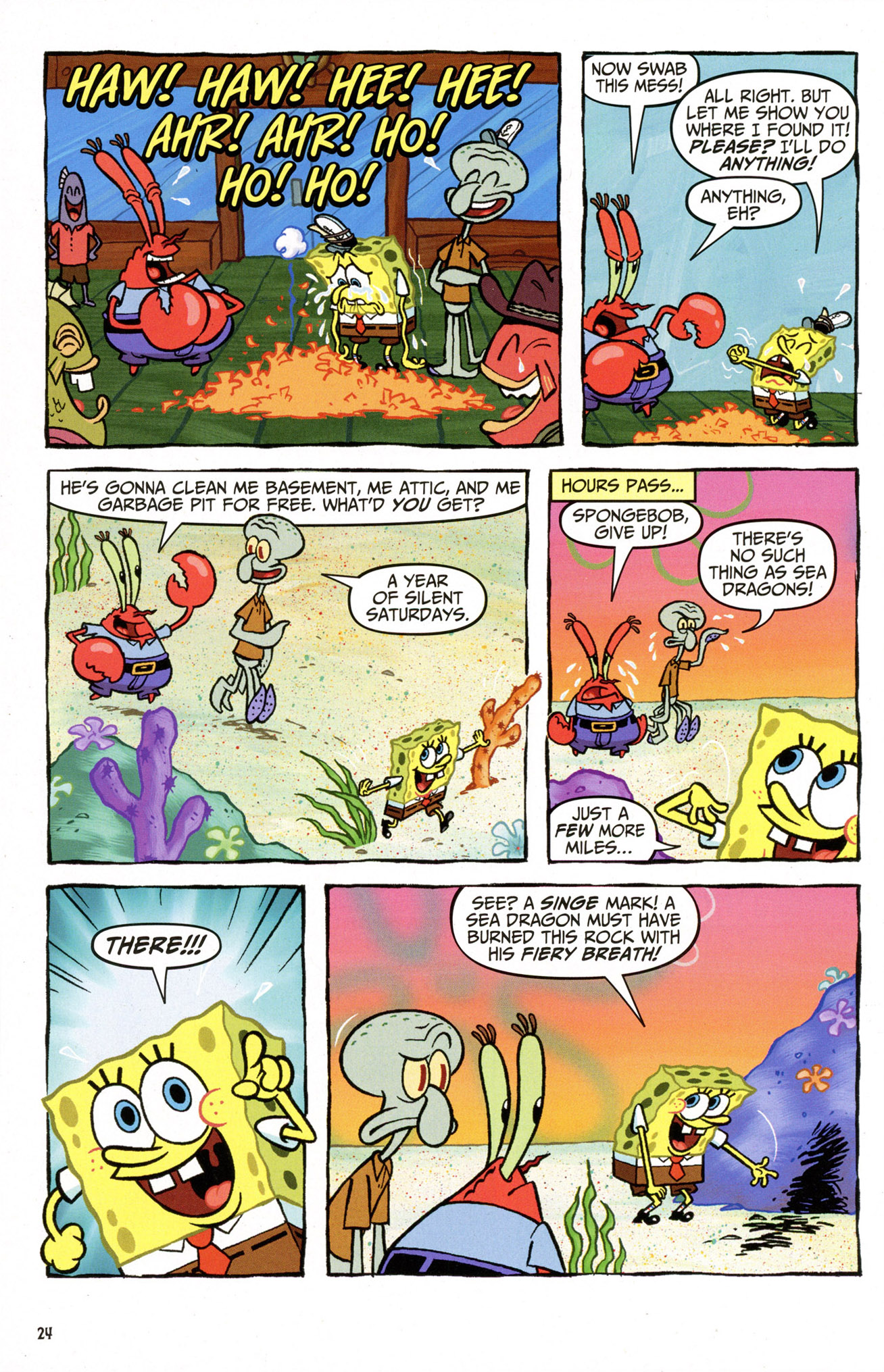 Read online SpongeBob Comics comic -  Issue #22 - 24