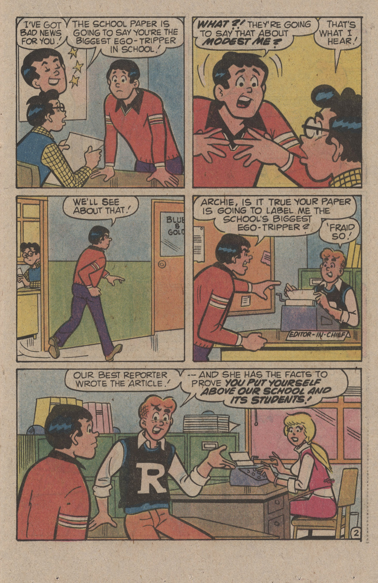 Read online Reggie and Me (1966) comic -  Issue #125 - 21