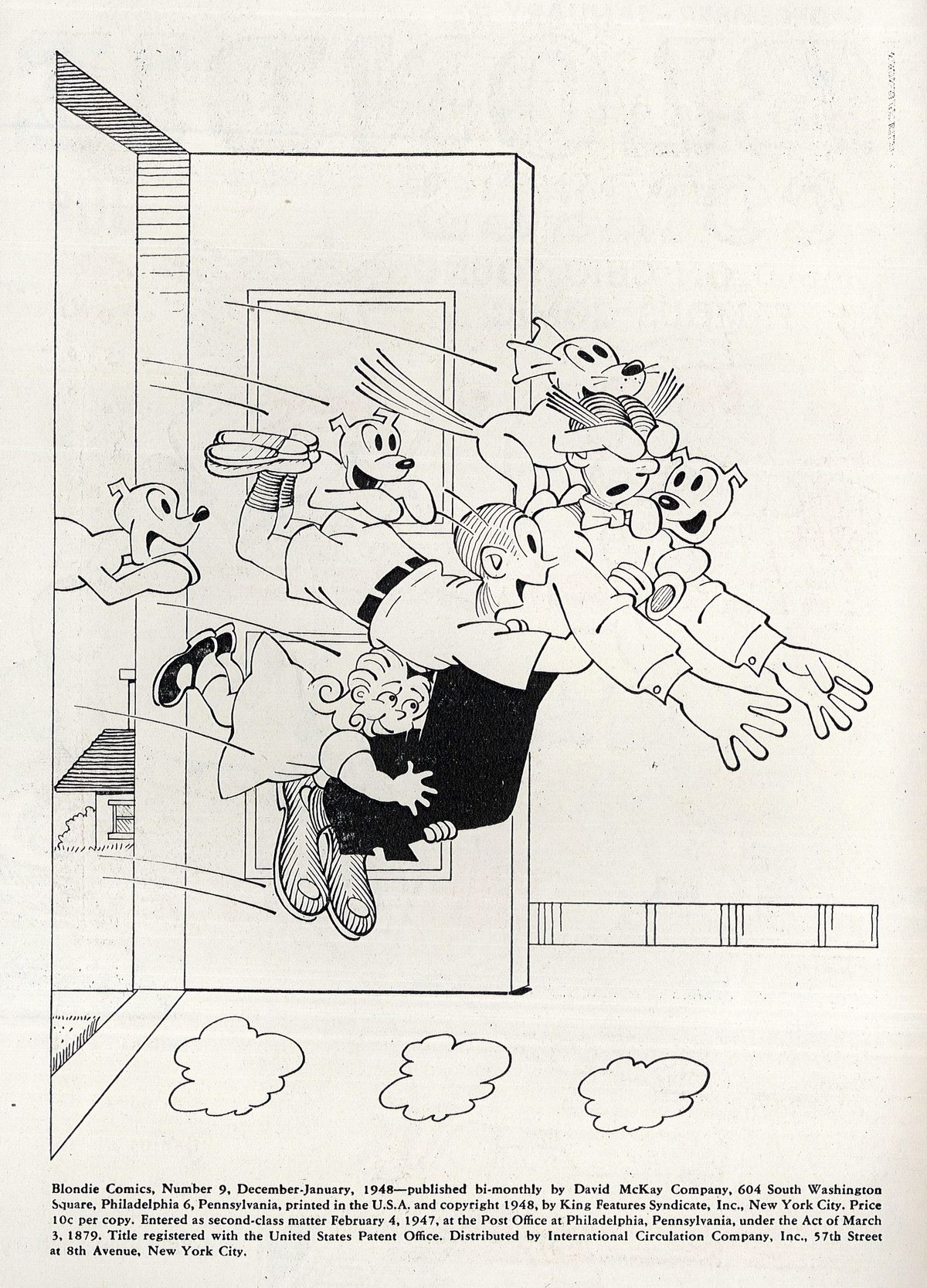 Read online Blondie Comics (1947) comic -  Issue #9 - 2