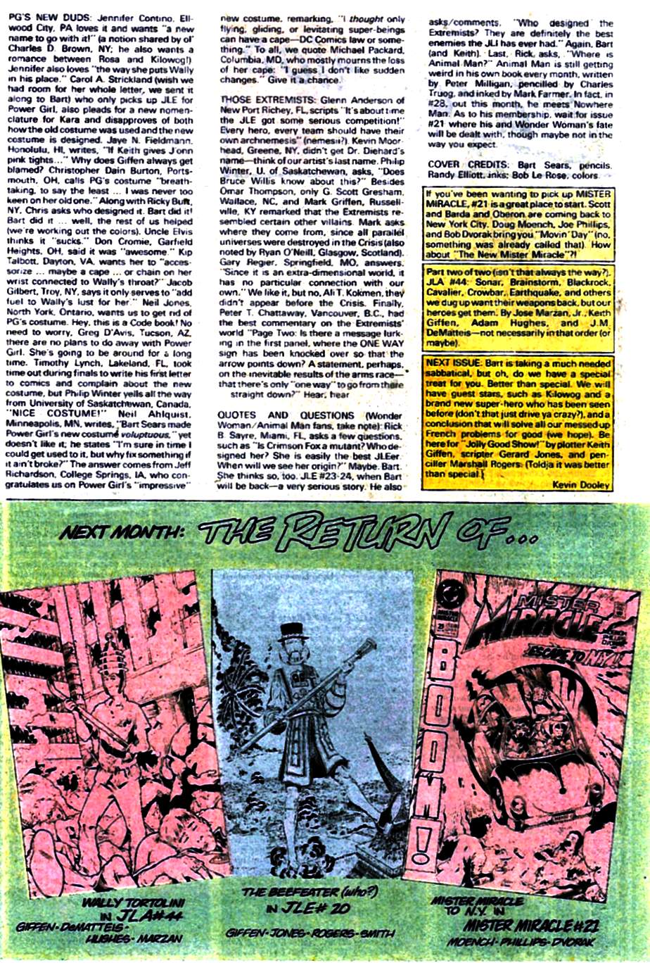 Read online Justice League Europe comic -  Issue #19 - 25