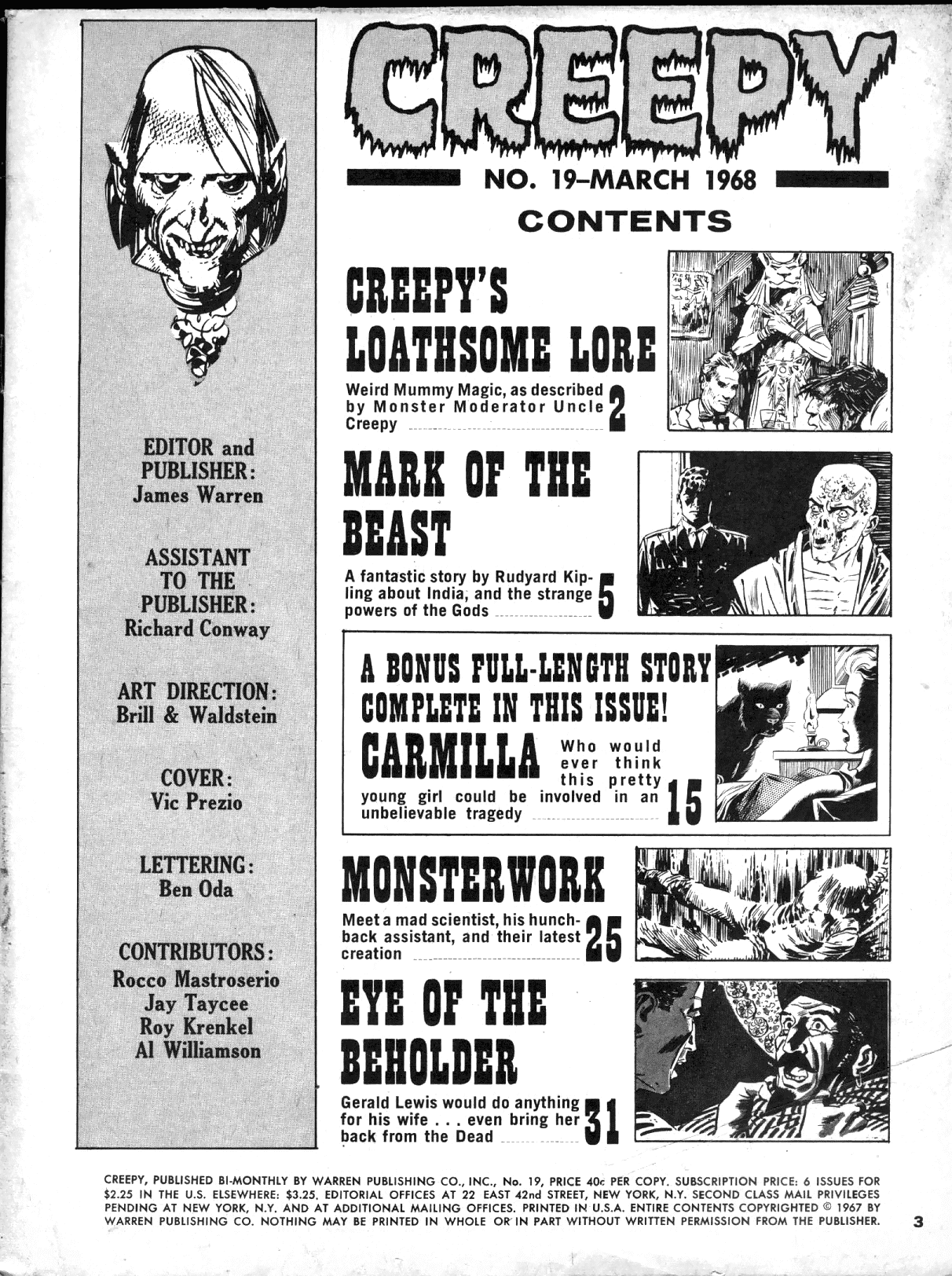 Creepy (1964) Issue #19 #19 - English 3