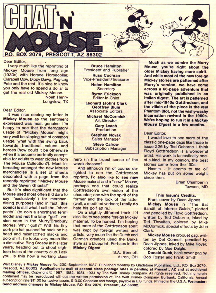 Read online Walt Disney's Mickey Mouse comic -  Issue #230 - 2