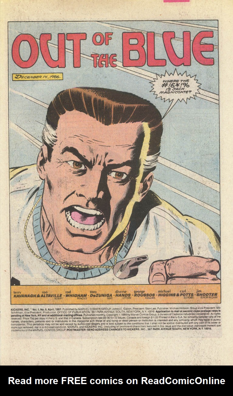 Read online Kickers, Inc. comic -  Issue #6 - 2