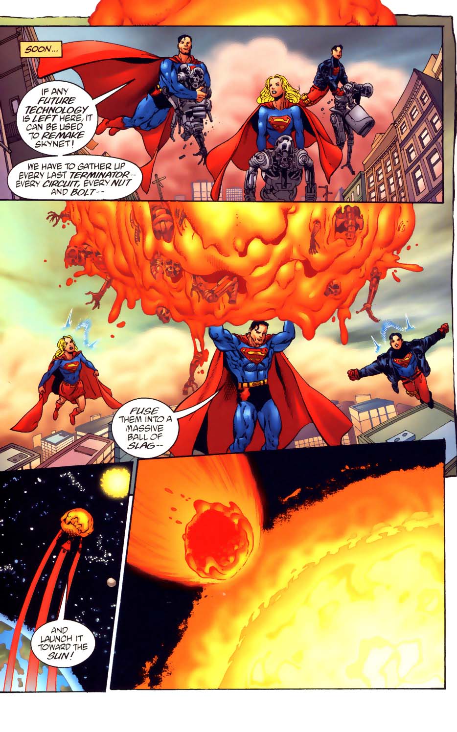 Read online Superman vs. The Terminator: Death to the Future comic -  Issue #4 - 23